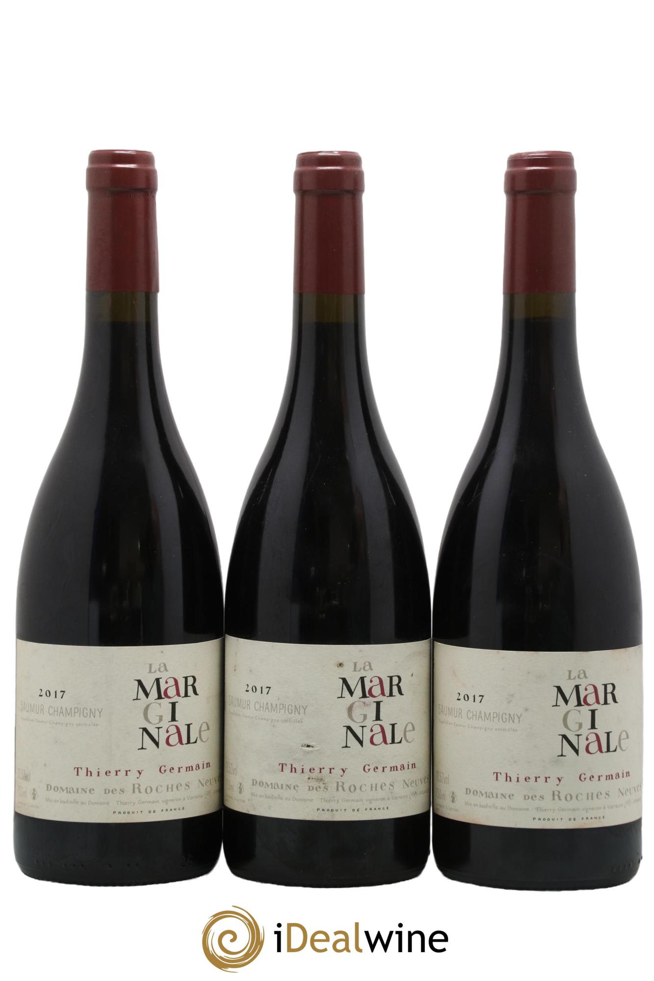 Saumur-Champigny La Marginale Domaine des Roches Neuves - Thierry Germain 2017 - Lot de 3 bouteilles - 0