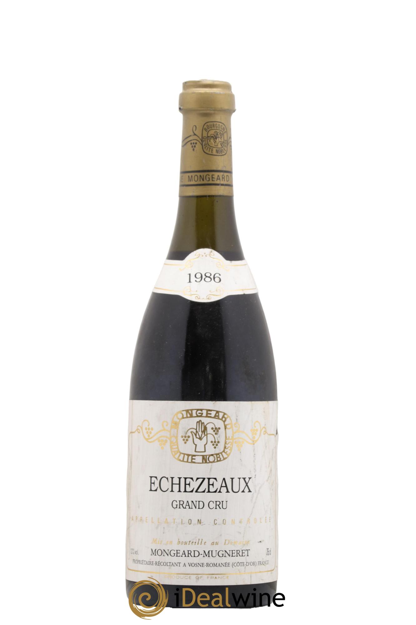 Echezeaux Grand Cru Mongeard-Mugneret (Domaine) 1986 - Lot de 1 bouteille - 0