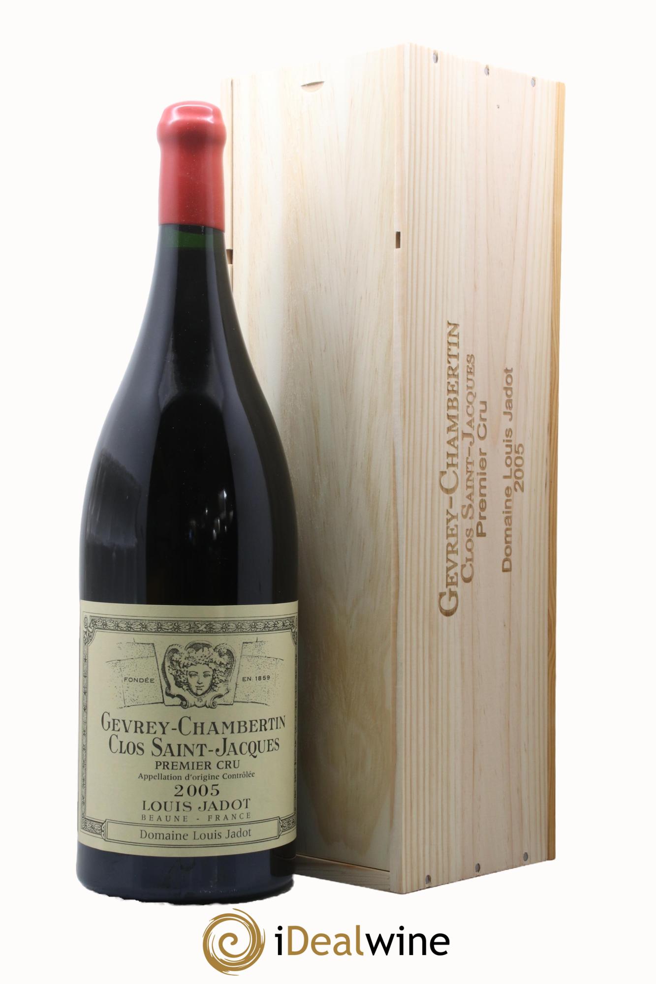 Gevrey-Chambertin 1er Cru Clos Saint Jacques Domaine Louis Jadot  2005 - Lot de 1 double magnum - 0