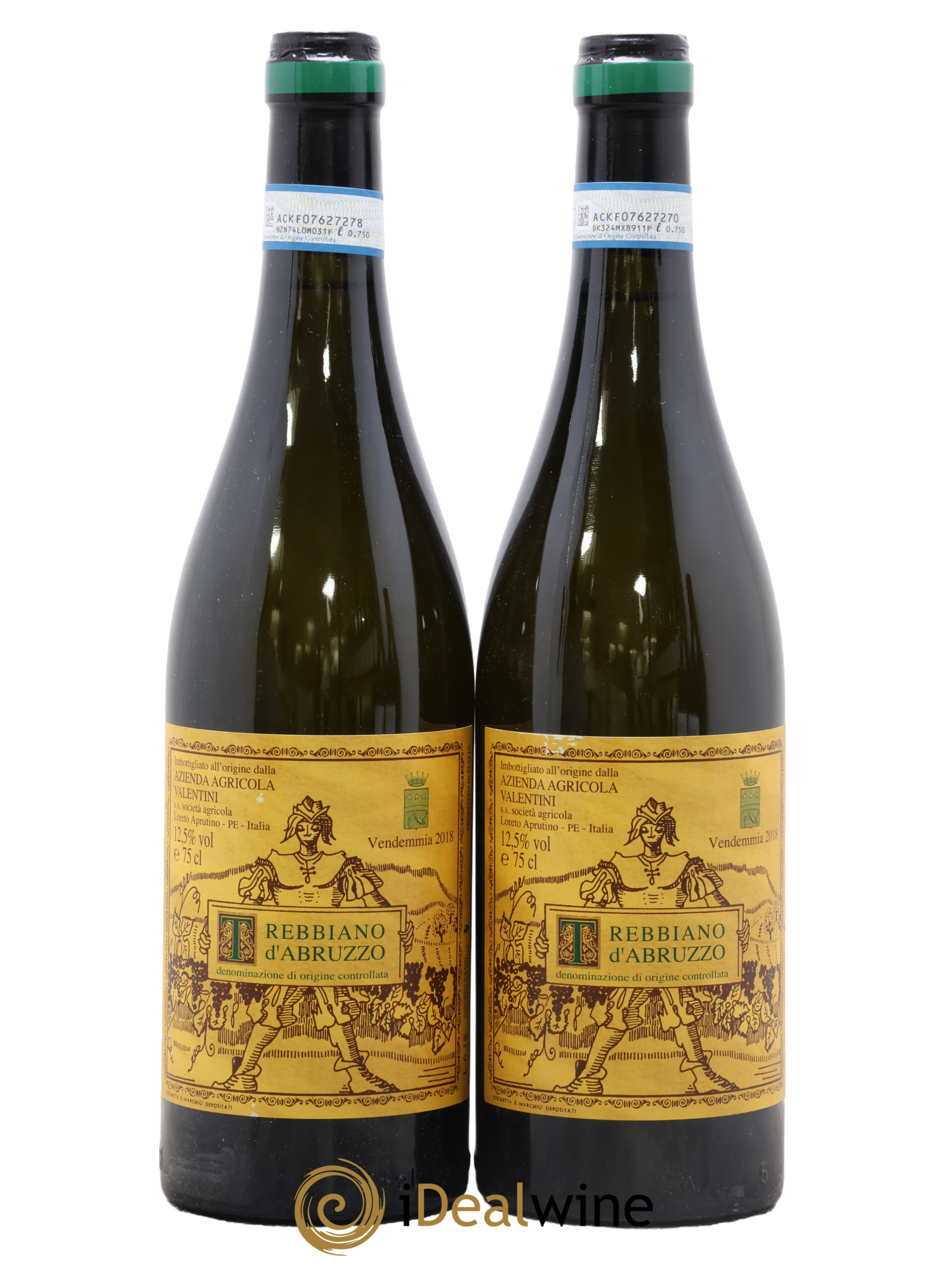 Trebbiano d'Abruzzo DOC Francesco Valentini 2018 - Lot of 2 bottles - 0
