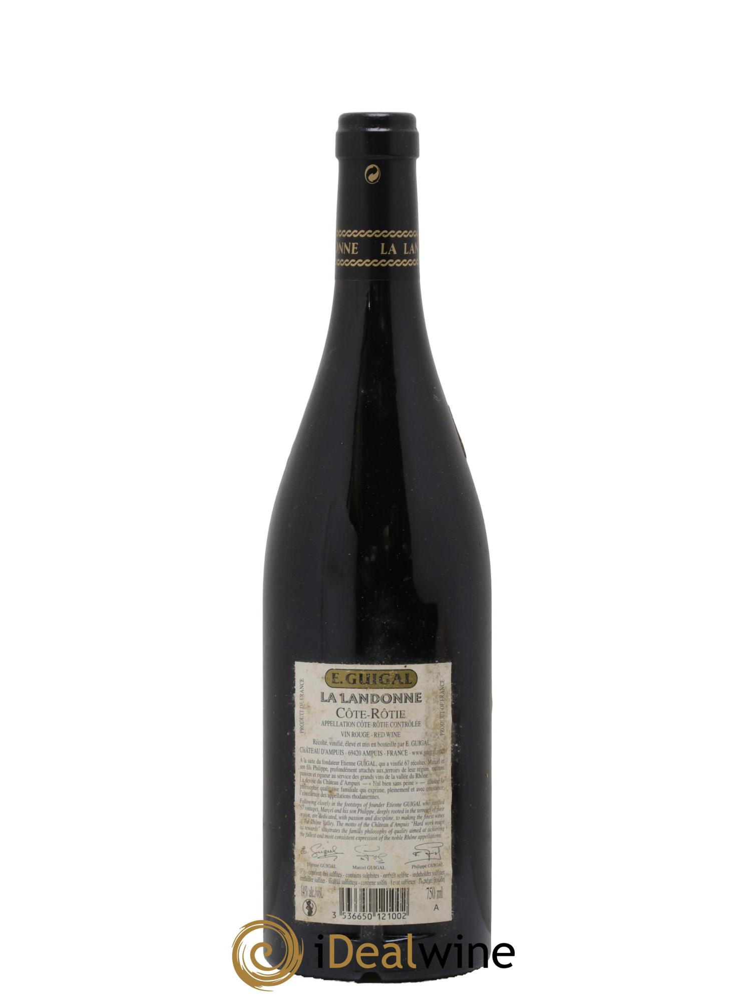 Côte-Rôtie La Landonne Guigal 2017 - Lot of 1 bottle - 2