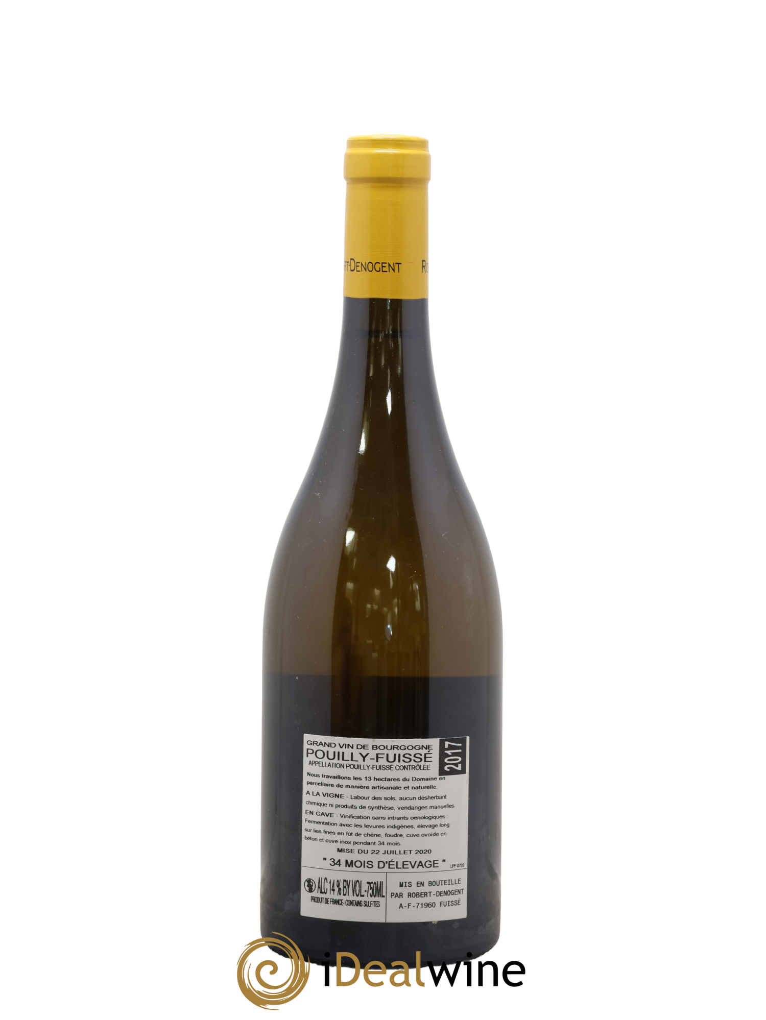 Pouilly-Fuissé La Croix Vieilles Vignes Robert Denogent (Domaine) 2017 - Lot of 1 bottle - 1
