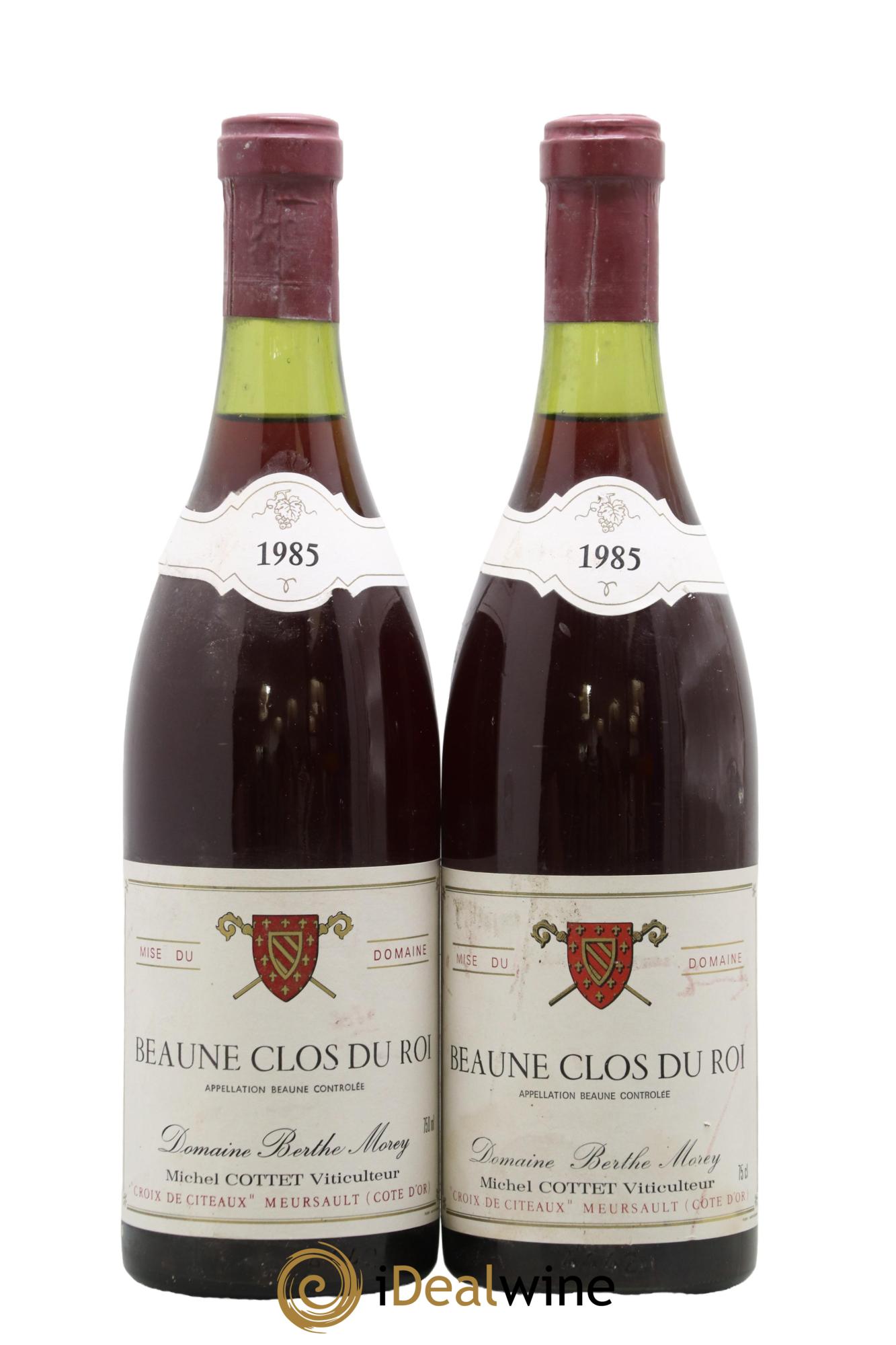 Beaune 1er Cru Clos Du Roi Domaine Berthe Morey Rouge 1985 - Posten von 2 Flaschen - 0
