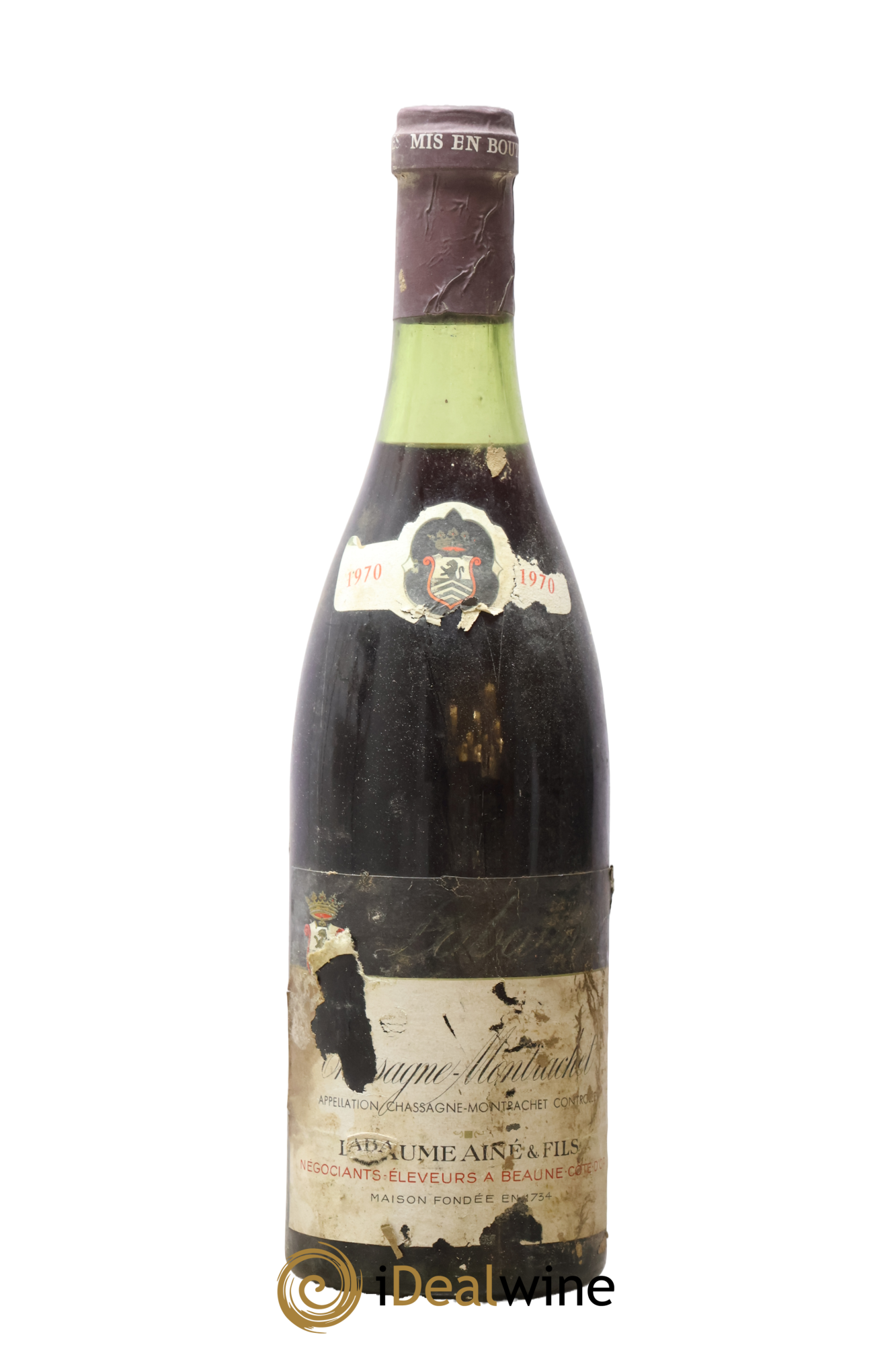Chassagne-Montrachet Labaume Ainé et Fils 1970 - Lot de 1 bouteille - 0
