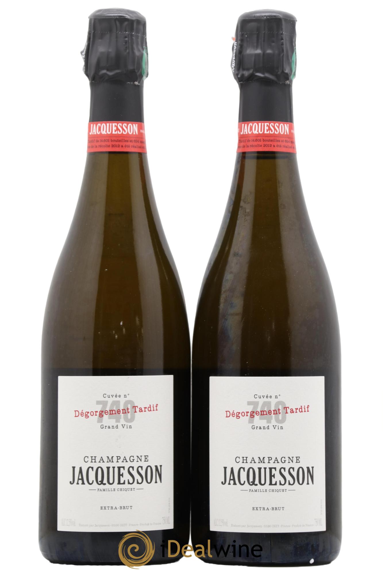 Cuvée 740 Dégorgement Tardif Extra-Brut Jacquesson - Lot de 2 bouteilles - 0