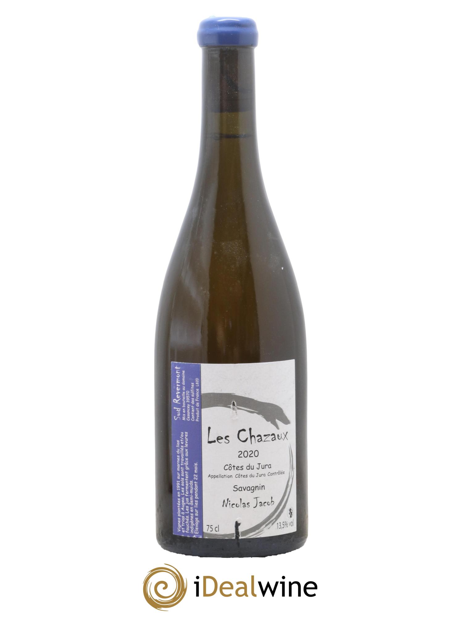 Côtes du Jura Savagnin Les Chazaux Nicolas Jacob 2020 - Lot de 1 bouteille - 0