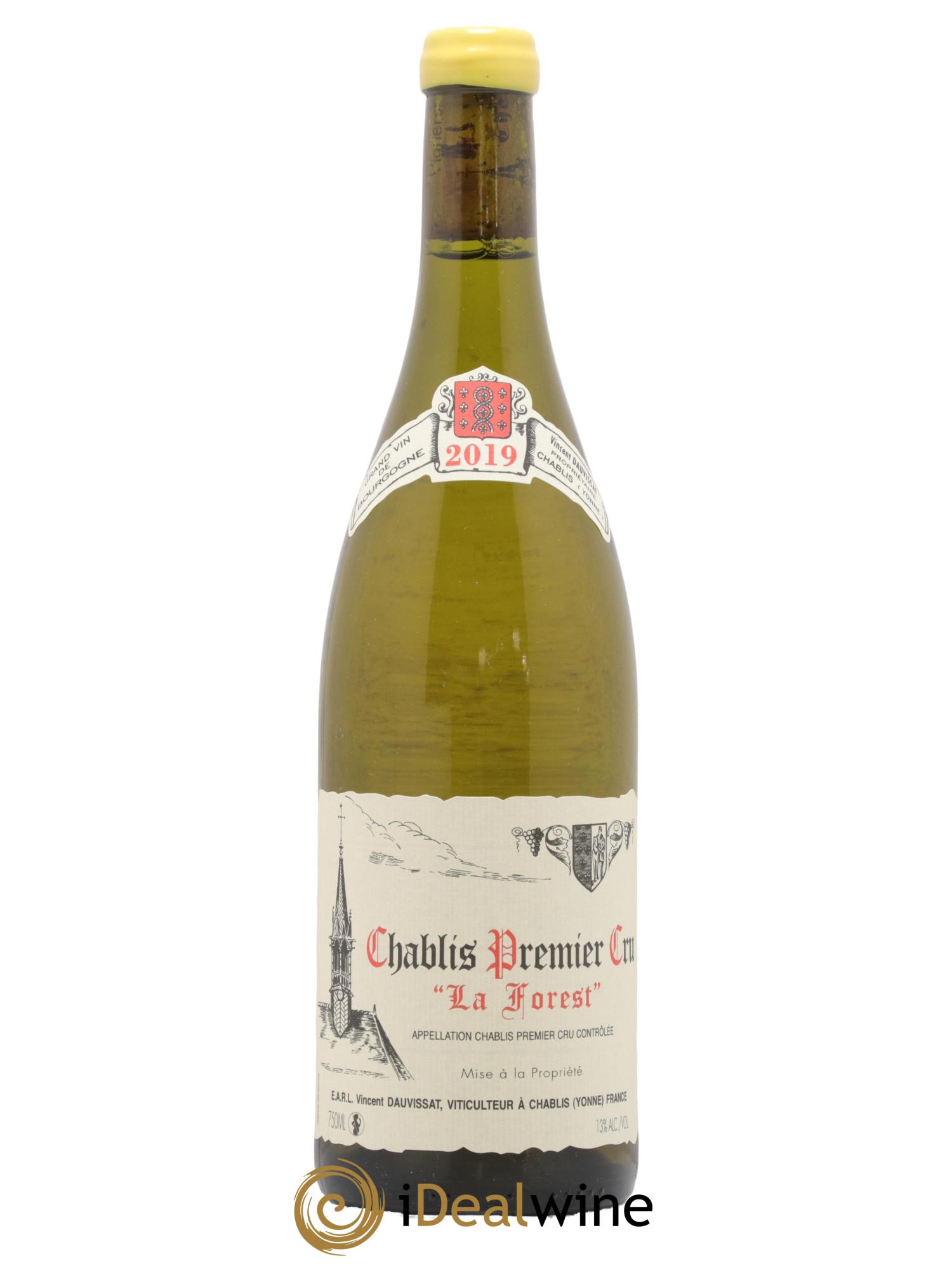 Chablis 1er Cru La Forest Vincent Dauvissat (Domaine) 2019 - Lot of 1 bottle - 0