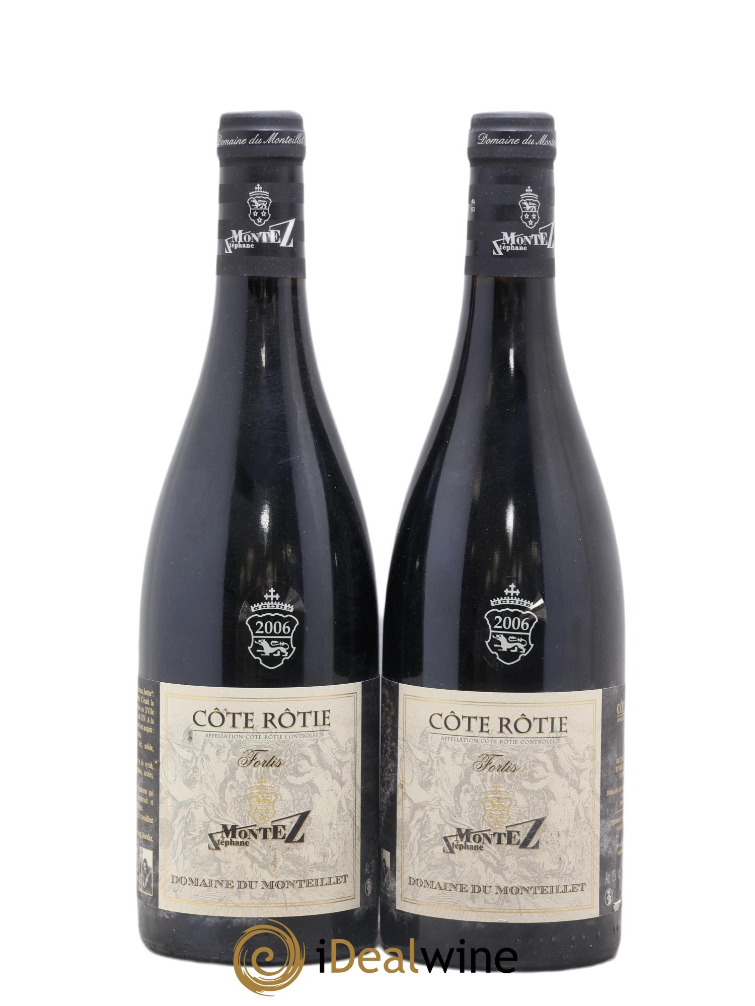 Côte-Rôtie Fortis Monteillet (Domaine du) - Stéphane Montez 2006 - Posten von 2 Flaschen - 0