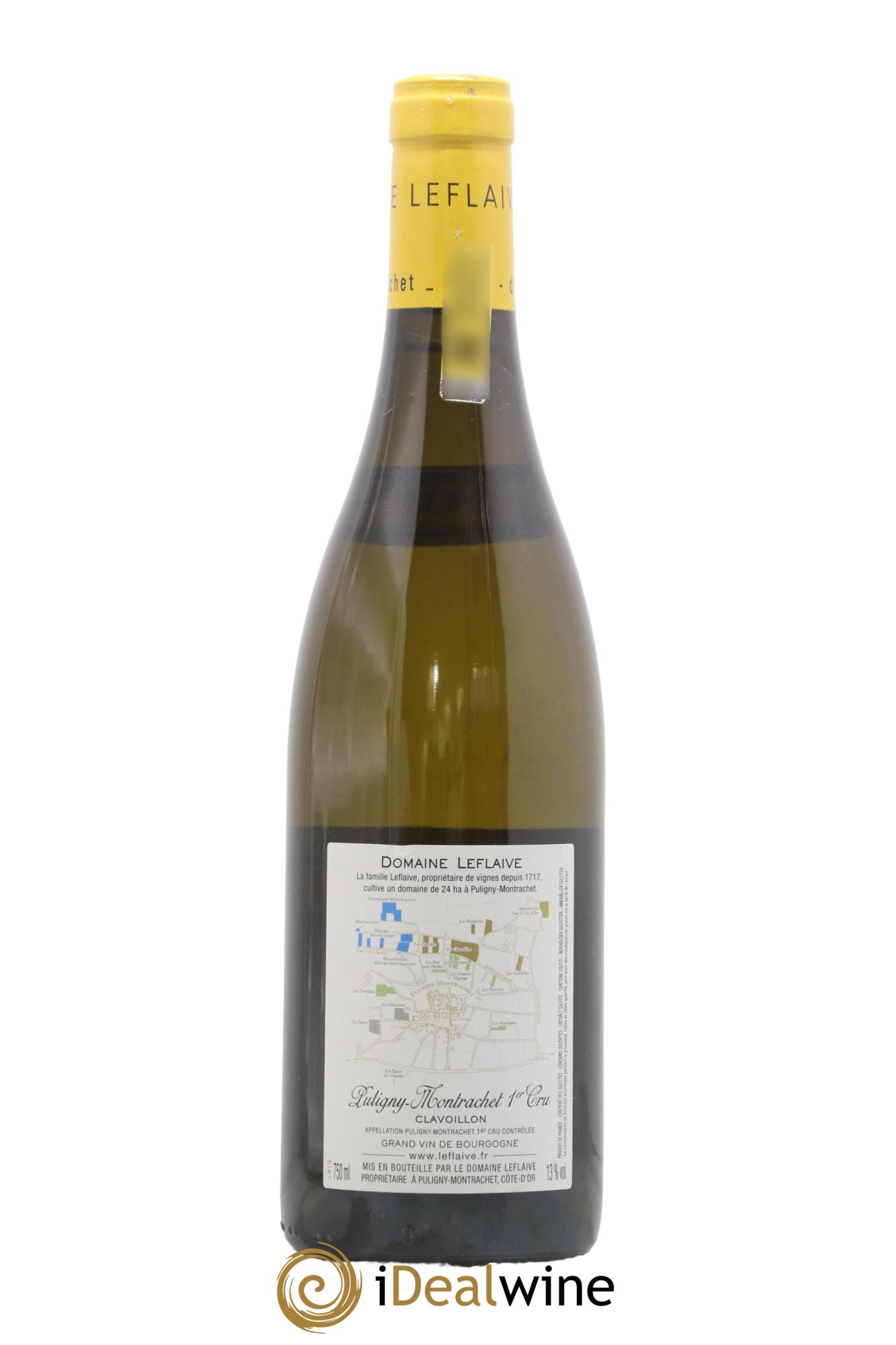 Puligny-Montrachet 1er Cru Clavoillon Leflaive (Domaine) 2015 - Lot de 1 bouteille - 1