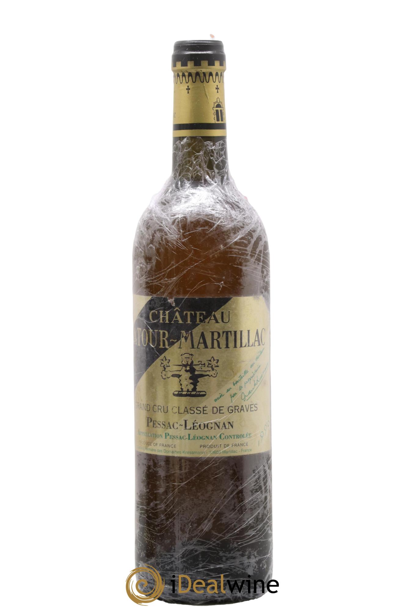 Château Latour-Martillac Cru Classé de Graves 1996 - Lot de 1 bouteille - 0