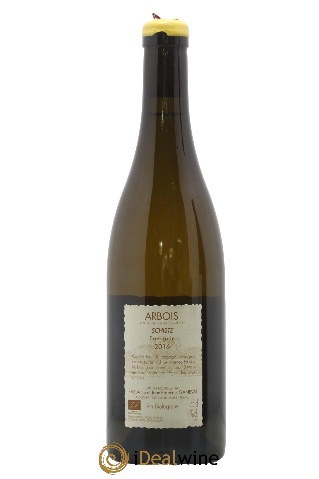 Arbois Savagnin Schiste Anne et Jean François Ganevat 2016 - Lotto di 1 bottiglia - 1