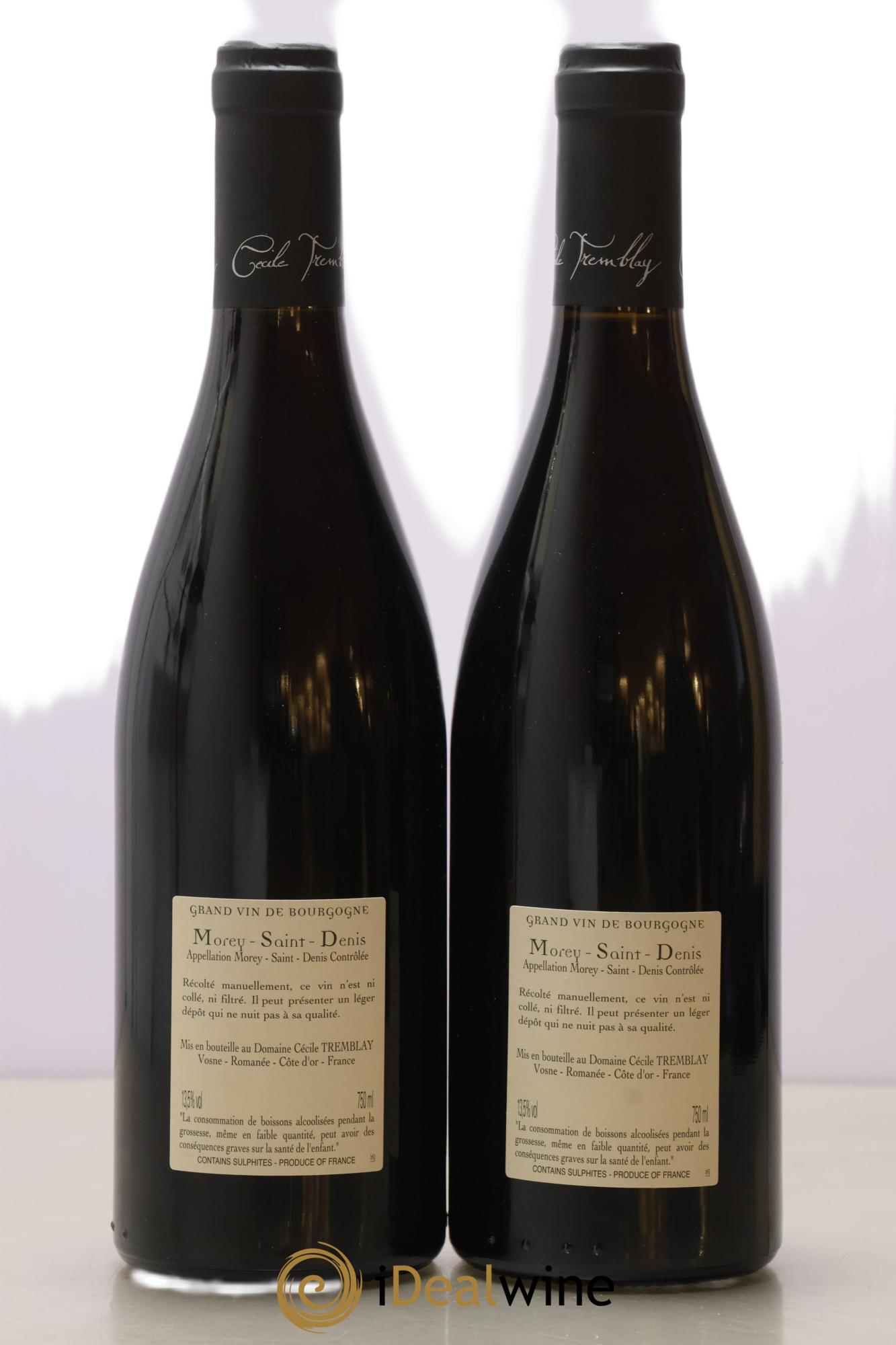 Morey Saint-Denis Très Girard Cécile Tremblay 2019 - Lot de 2 bouteilles - 1