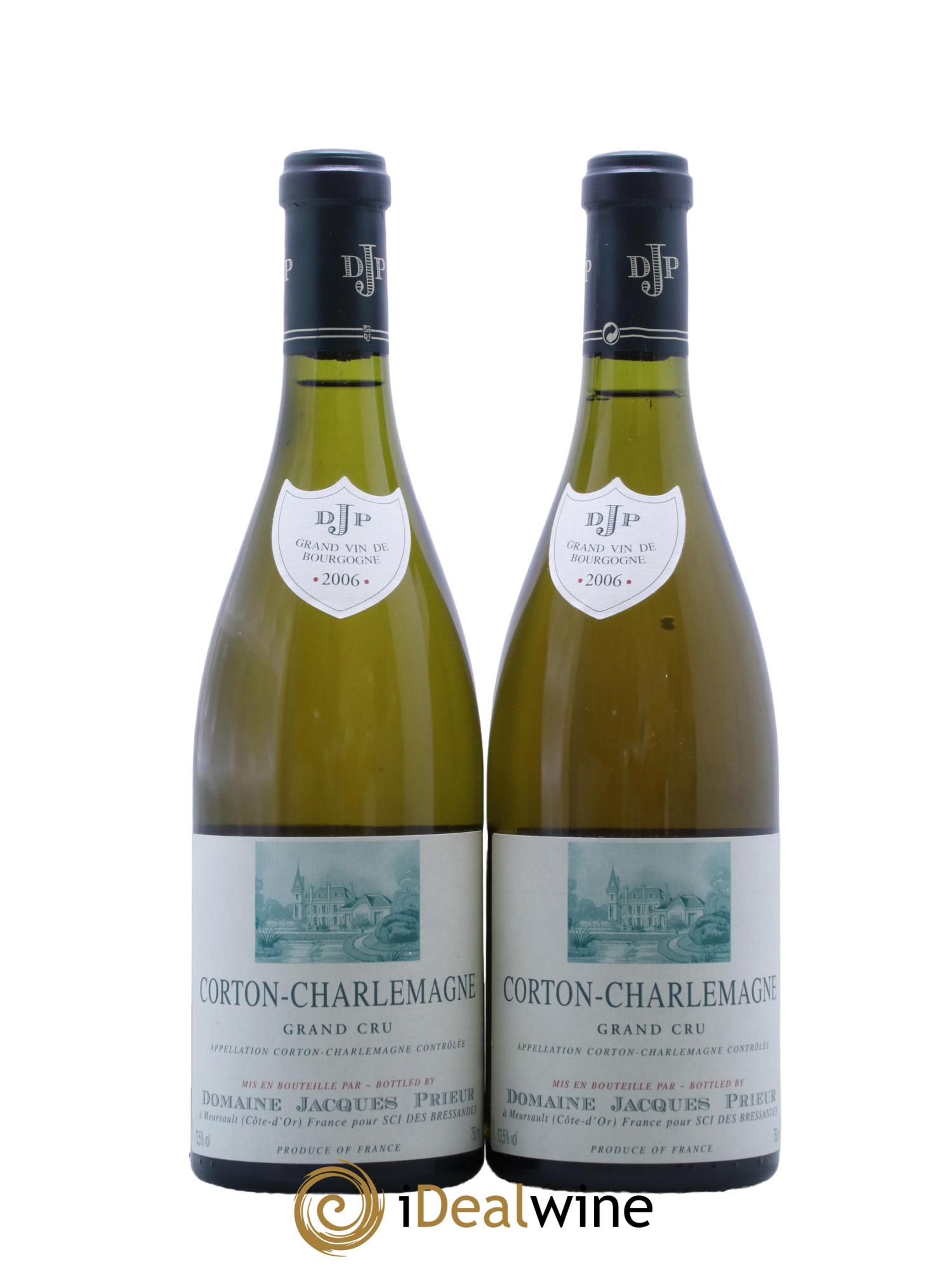 Corton-Charlemagne Grand Cru Jacques Prieur (Domaine) 2006 - Lot de 2 bouteilles - 0