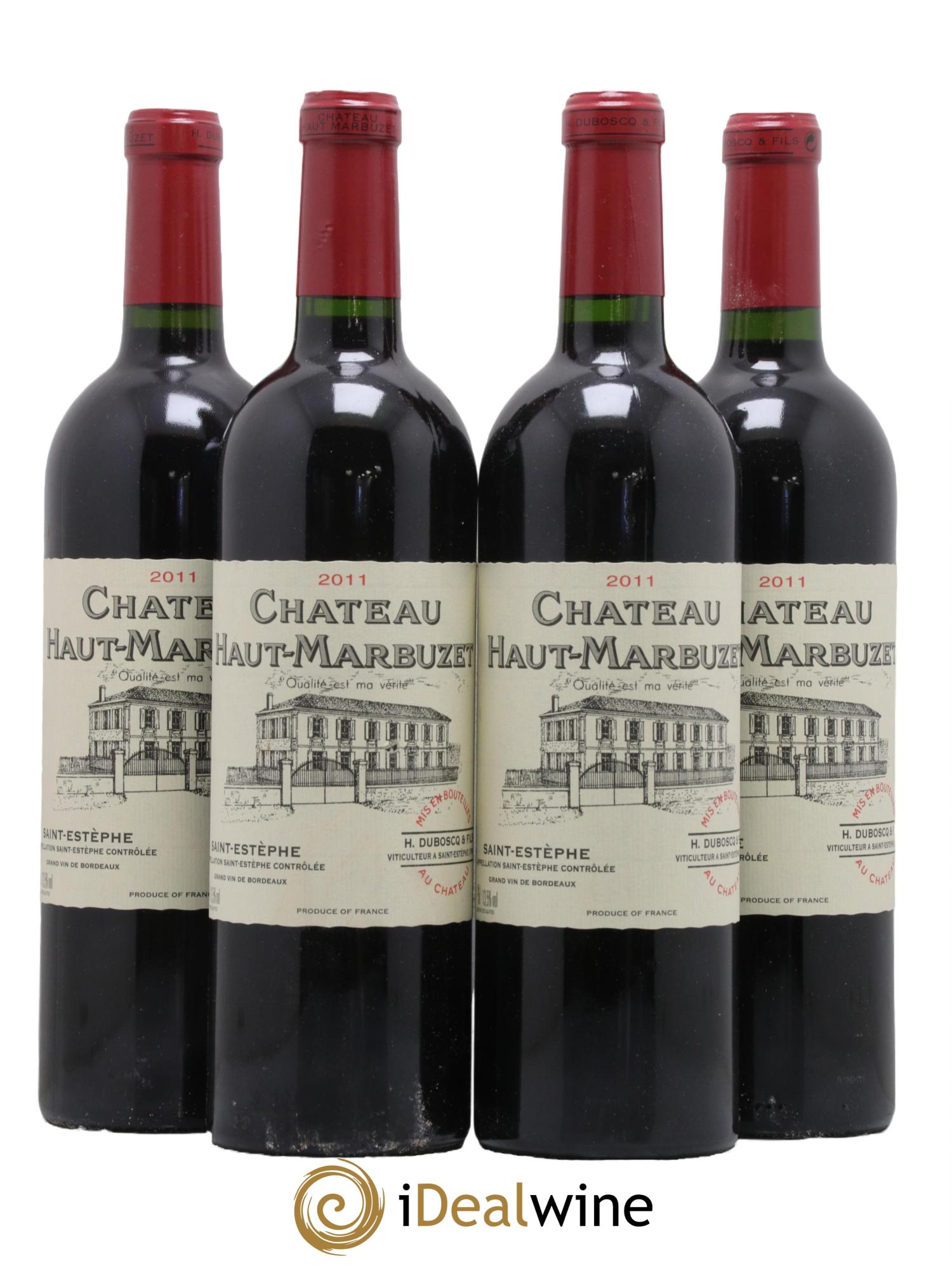 Château Haut Marbuzet 2011 - Lot de 4 bouteilles - 0