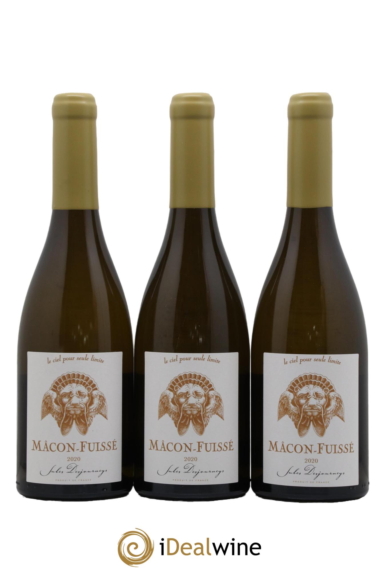 Mâcon-Fuissé Bois de la Croix Jules Desjourneys 2020 - Posten von 3 Flaschen - 0