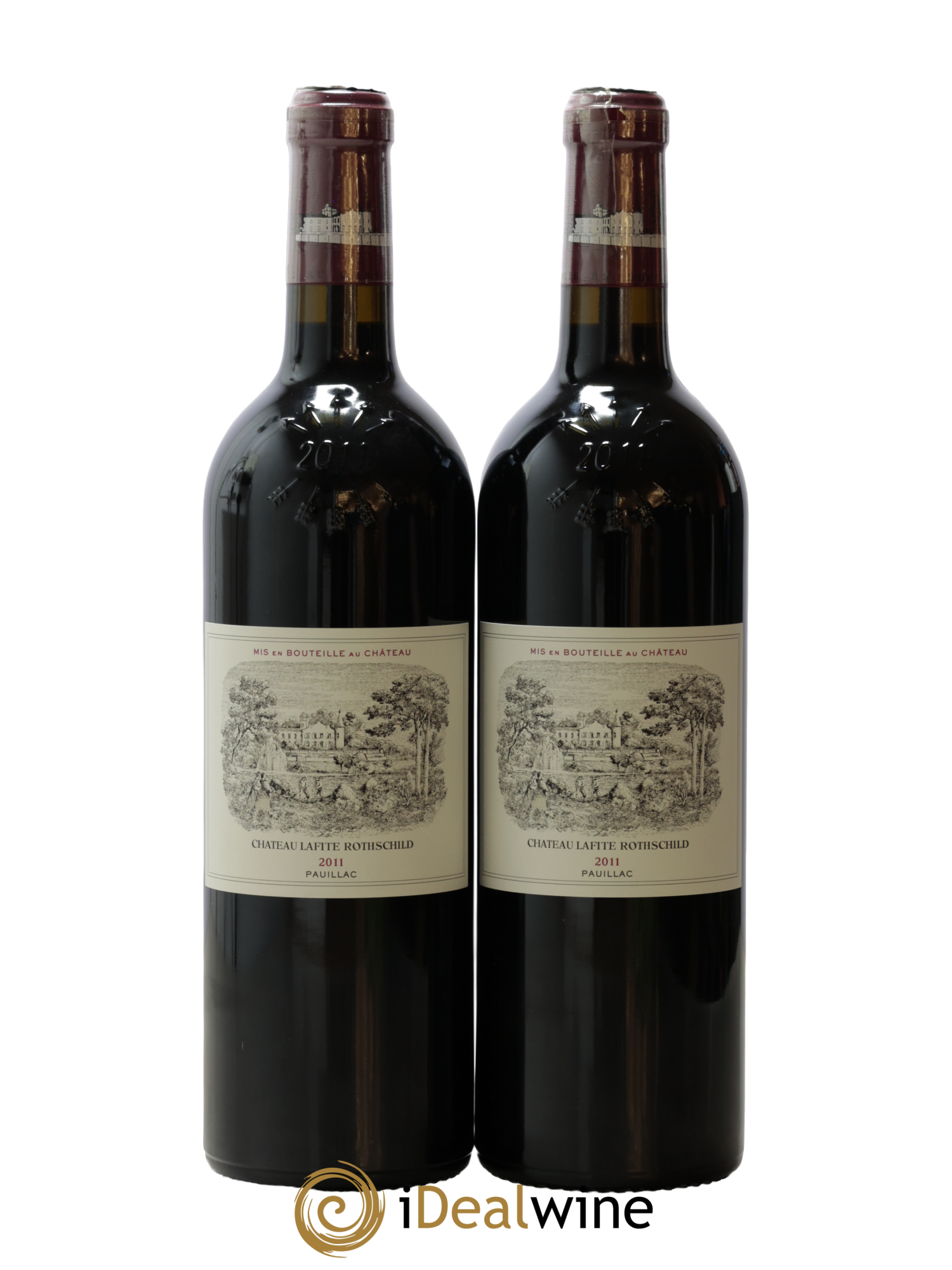 Château Lafite Rothschild 1er Grand Cru Classé 2011 - Lot de 2 bouteilles - 0