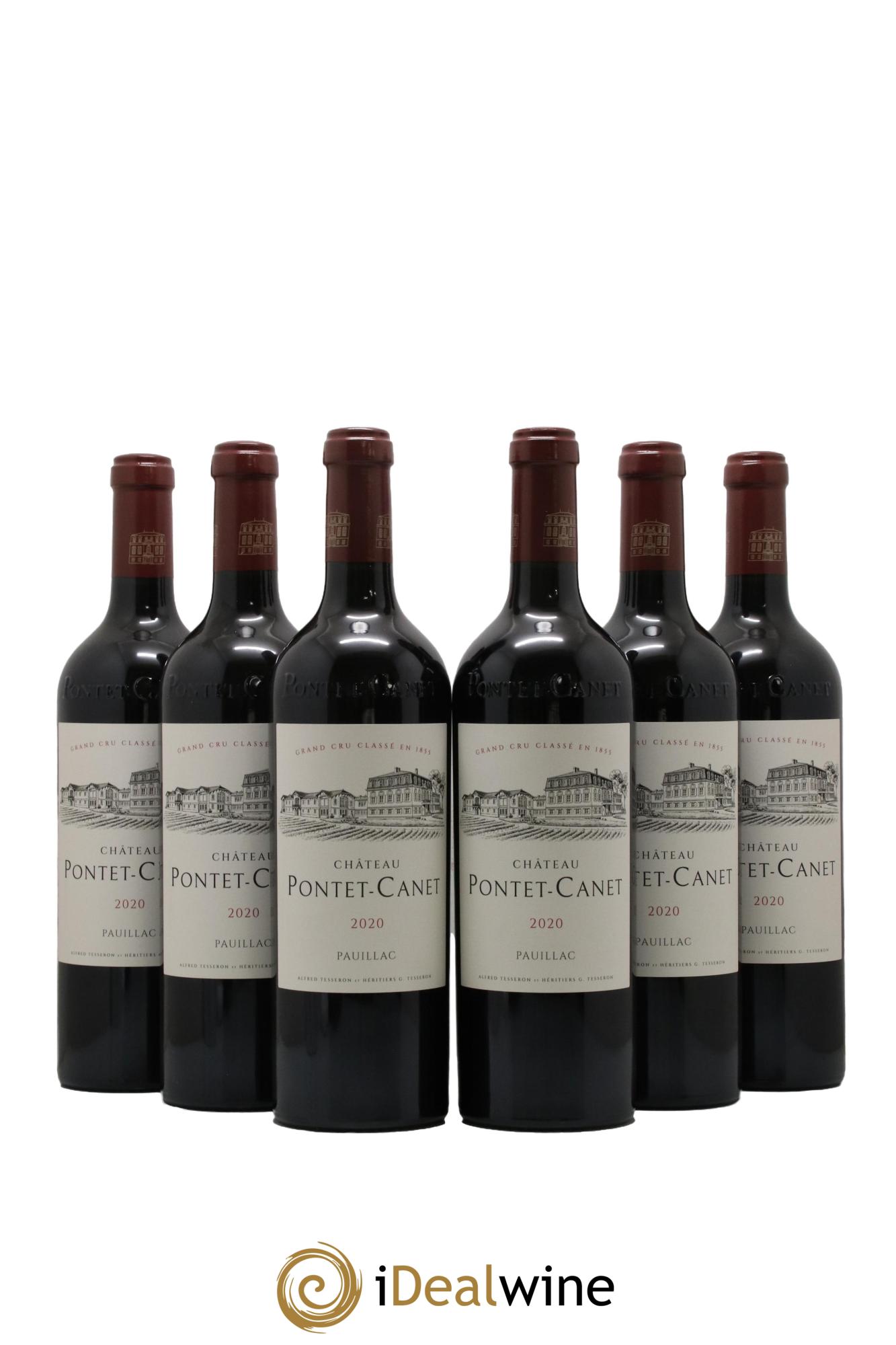 Château Pontet Canet 5ème Grand Cru Classé  2020 - Lotto di 6 bottiglie - 0