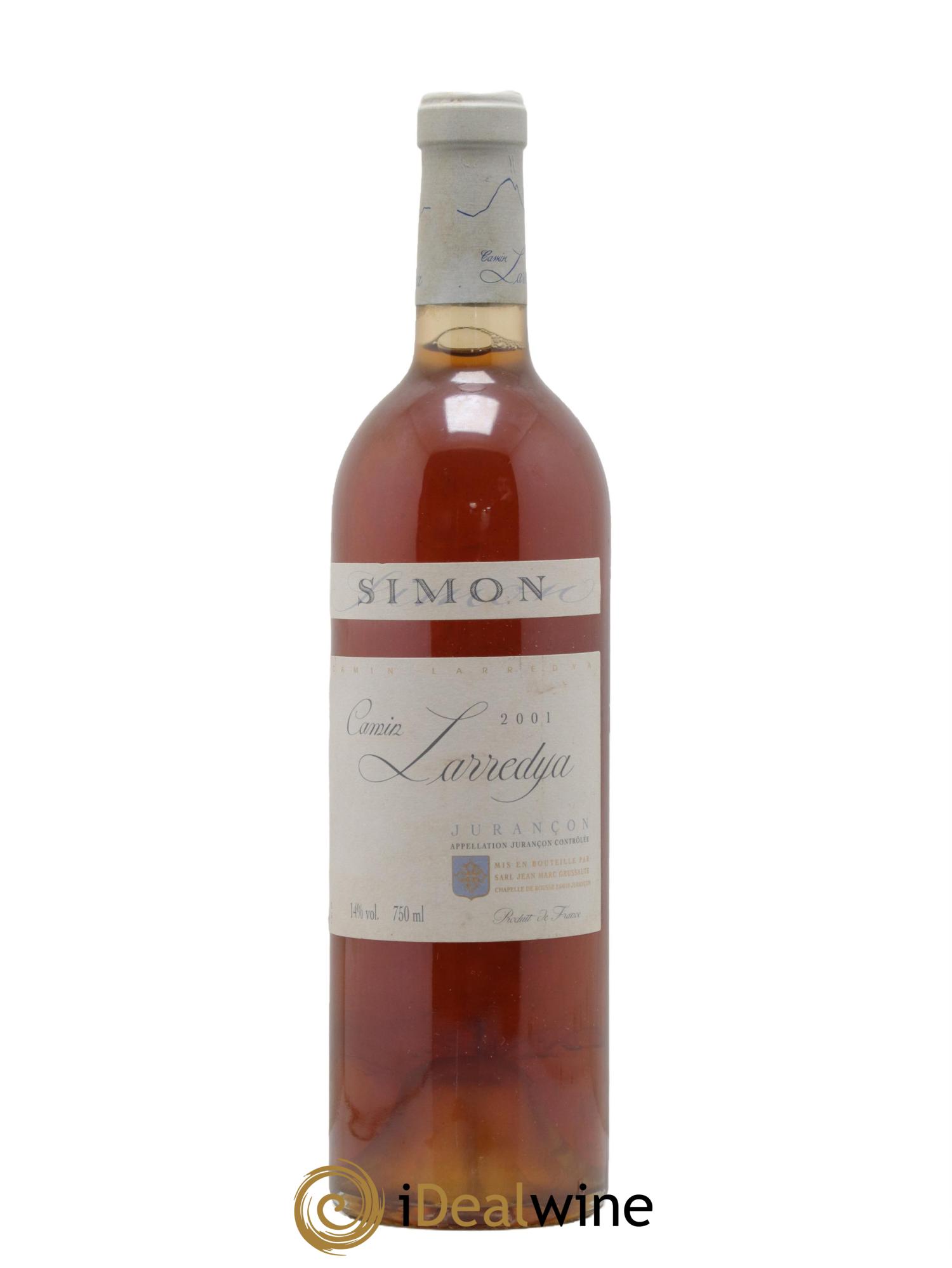Jurançon Simon Camin Larredya 2001 - Posten von 1 Flasche - 0