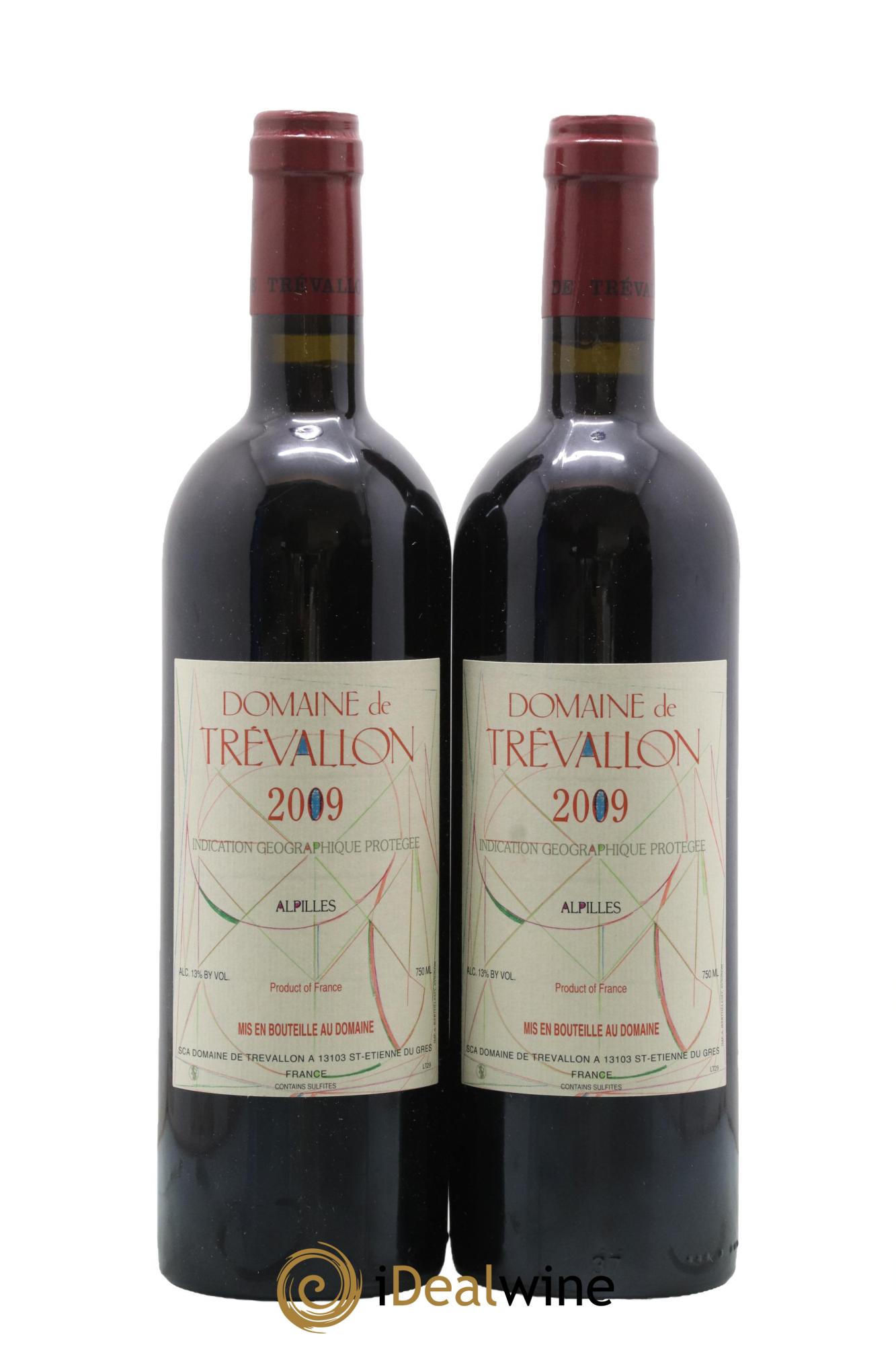 Alpilles Trévallon (Domaine de) Eloi Dürrbach 2009 - Lot de 2 bouteilles - 0