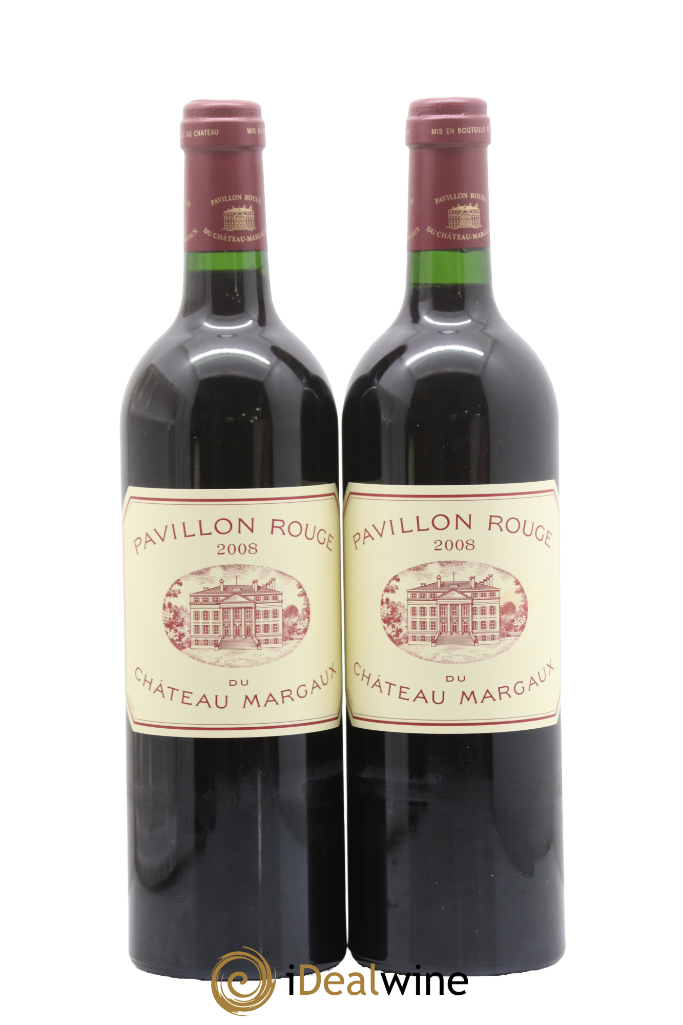 Pavillon Rouge du Château Margaux Second Vin 2008 - Lotto di 2 bottiglie - 0