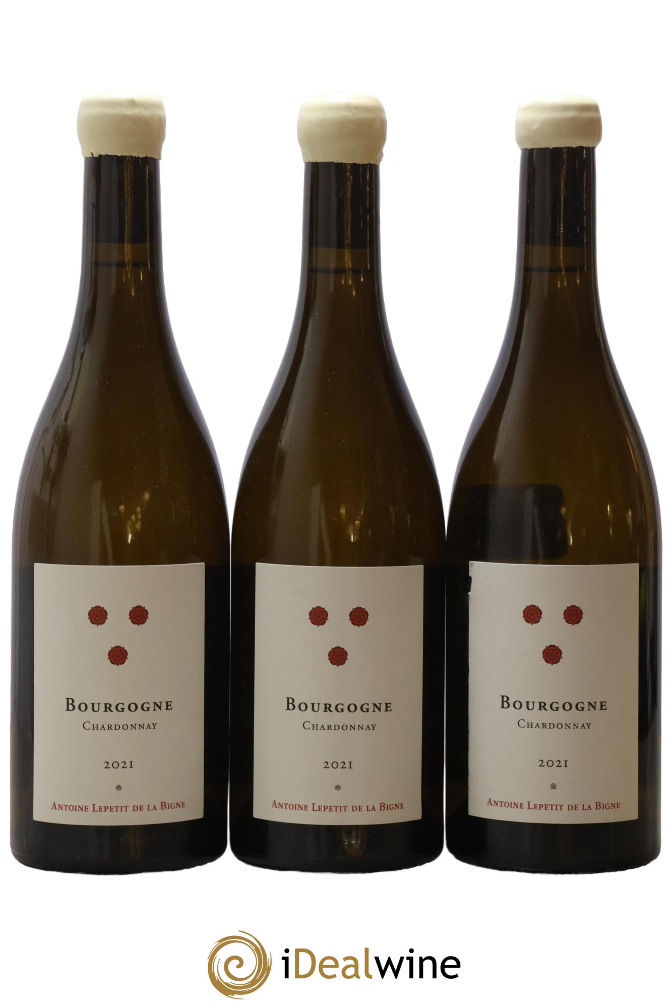 Bourgogne Côte-d'Or Chardonnay Antoine Lepetit de la Bigne 2021 - Lot de 3 bouteilles - 0