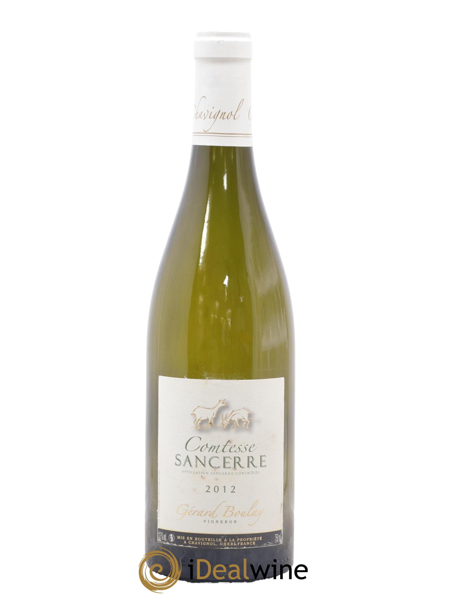 Sancerre Comtesse Gérard Boulay 2012 - Lot de 1 bouteille - 0