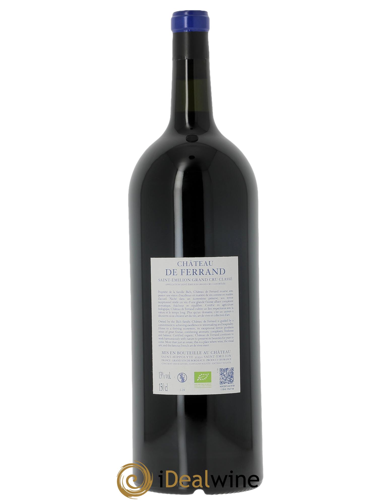 Château de Ferrand Grand Cru Classé (CBO à partir de 6 mgs) 2024 - Lote de 1 Magnum - 1