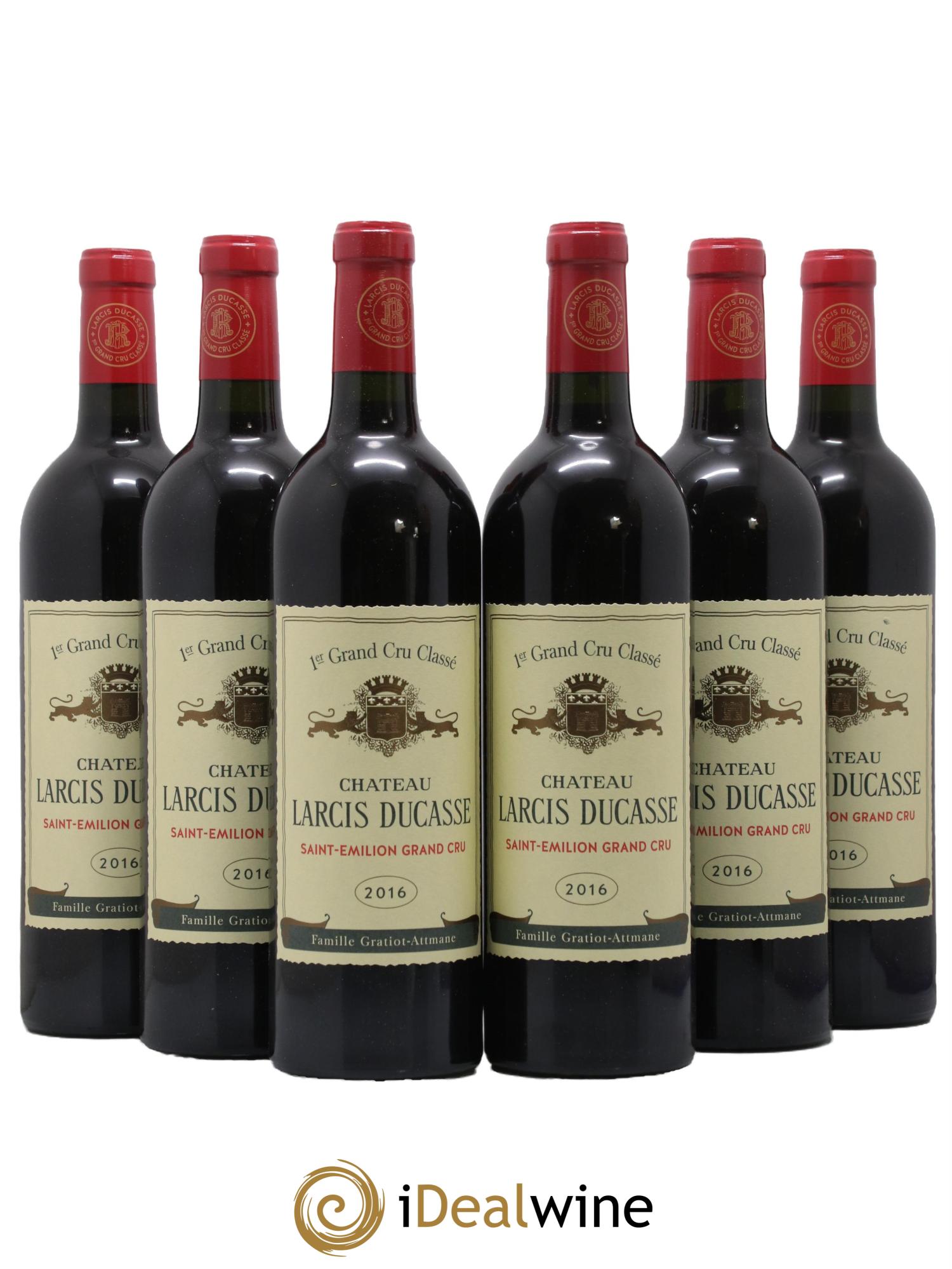 Château Larcis Ducasse 1er Grand Cru Classé B 2016 - Lot de 6 bouteilles - 0