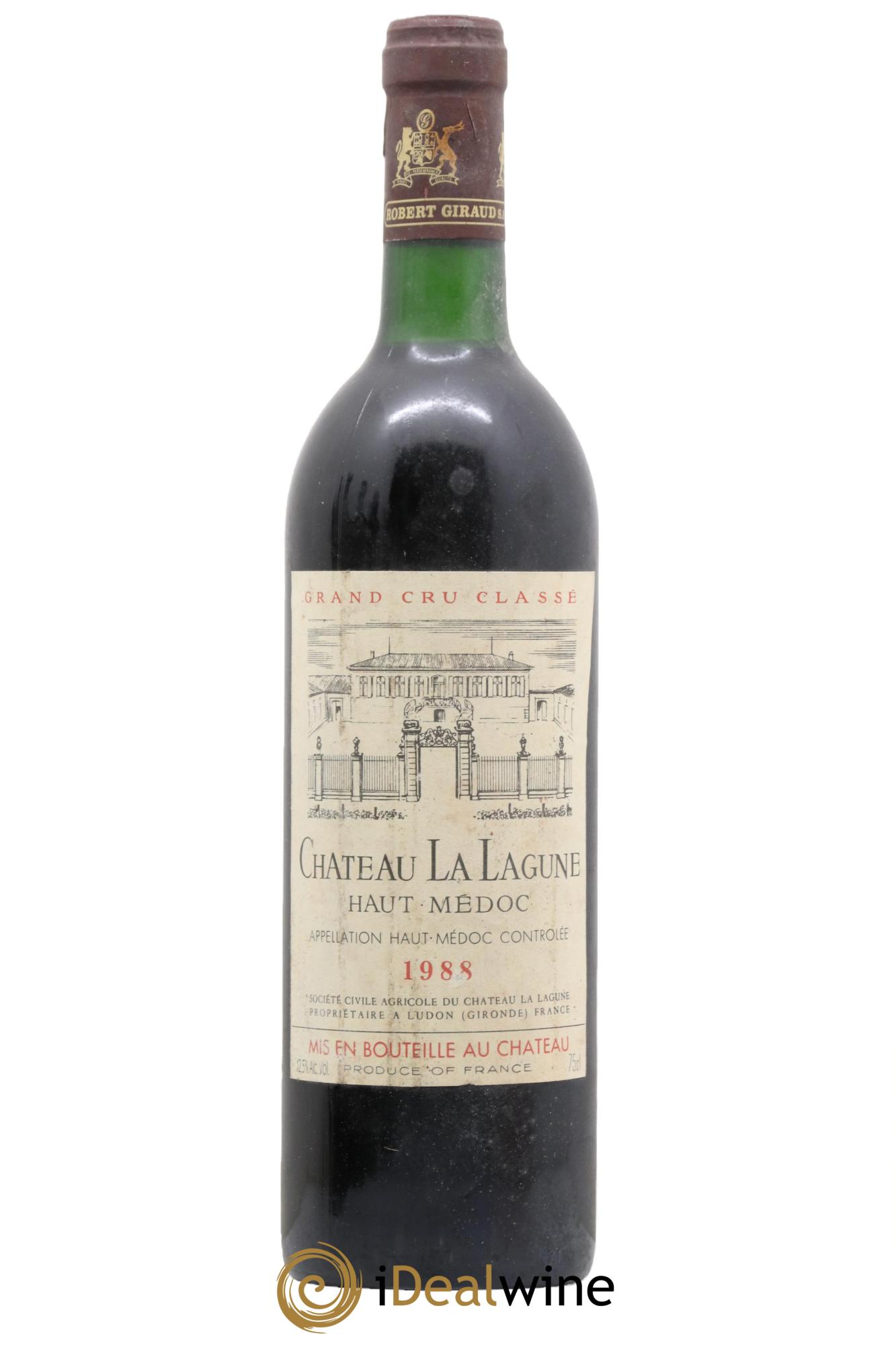 Château la Lagune 3ème Grand Cru Classé 1988 - Lot de 1 bouteille - 0