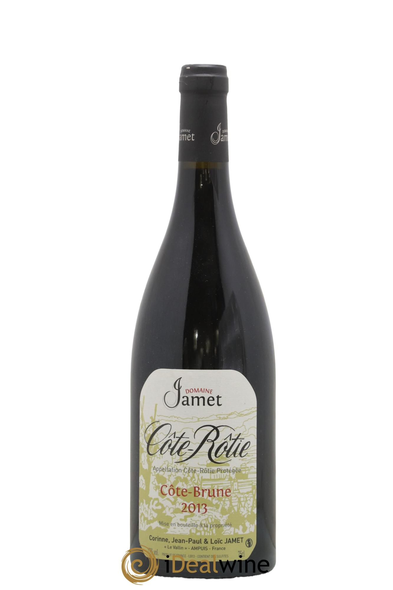 Côte-Rôtie Côte Brune Jamet (Domaine) 2013 - Posten von 1 Flasche - 0