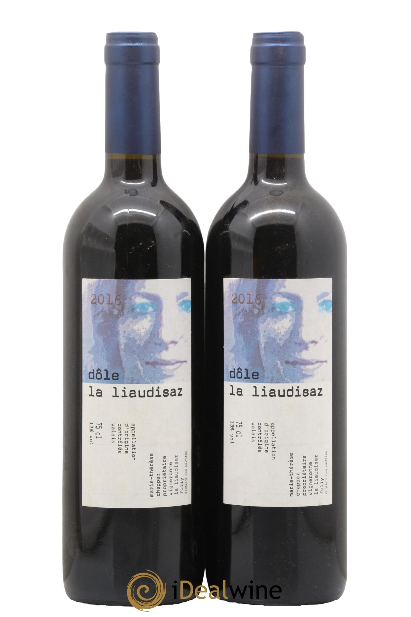 Valais Dôle La Liaudisaz Marie-Thérèse Chappaz - Domaine Des Claives 2016 - Lot de 2 bouteilles - 0