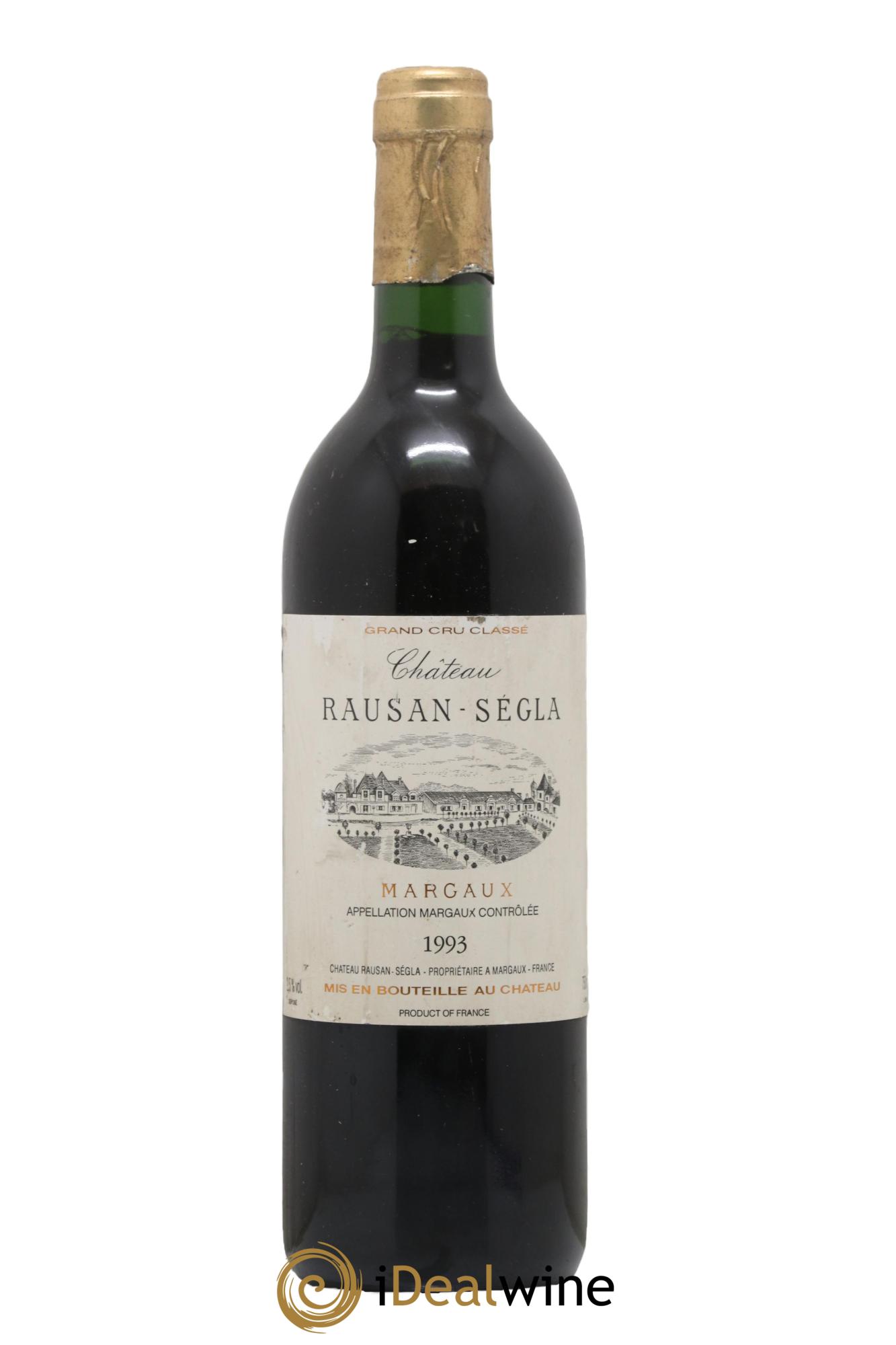 Château Rauzan Ségla Grand Cru Classé 1993 - Lot de 1 bouteille - 0