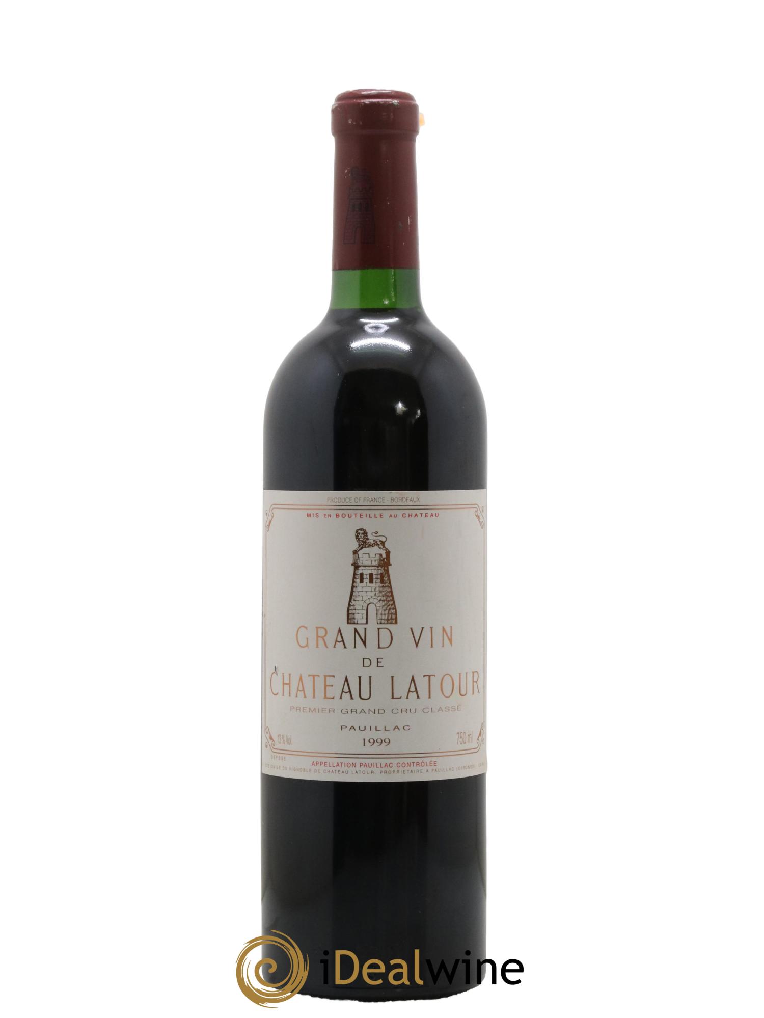 Château Latour 1er Grand Cru Classé 1999 - Lot de 1 bouteille - 0