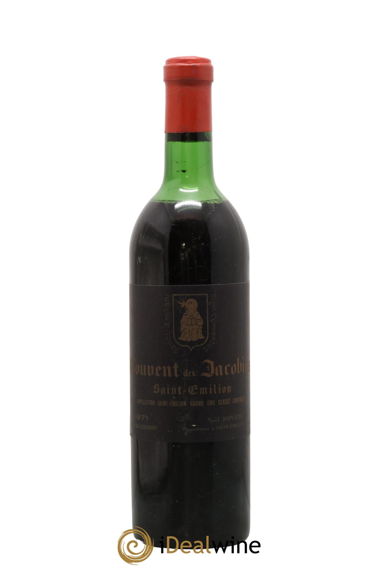 Château Clos des Jacobins Grand Cru Classé 1971 - Lot de 1 bouteille - 0