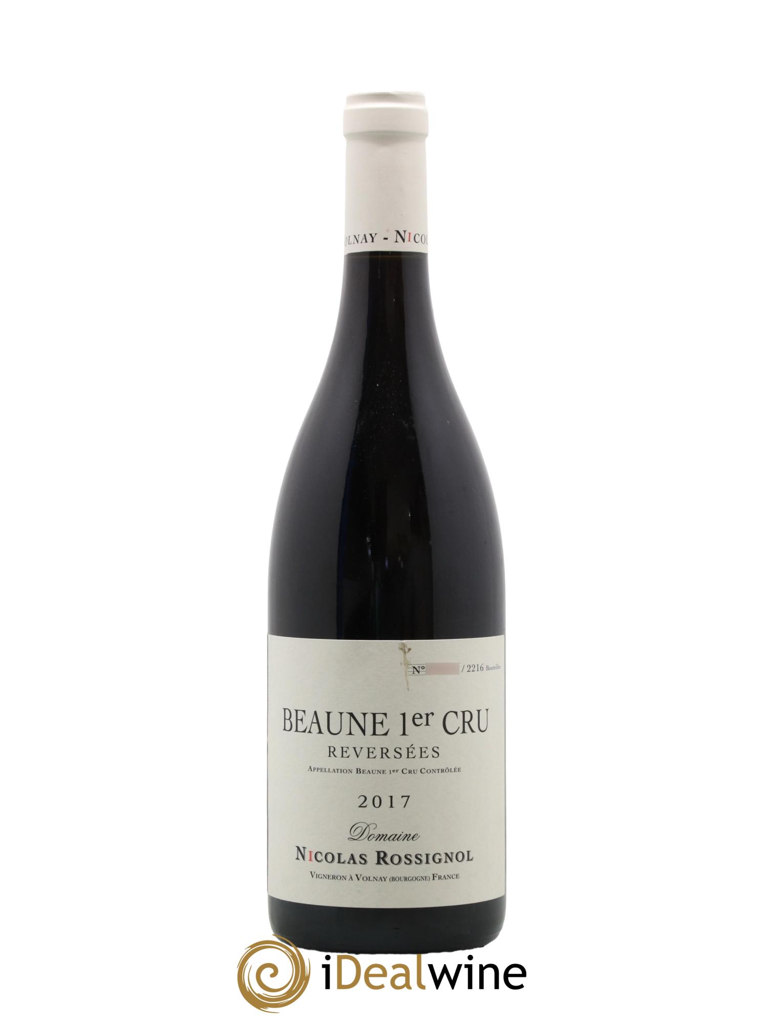 Beaune 1er Cru Reversées Nicolas Rossignol 2017 - Lot de 1 bouteille - 0