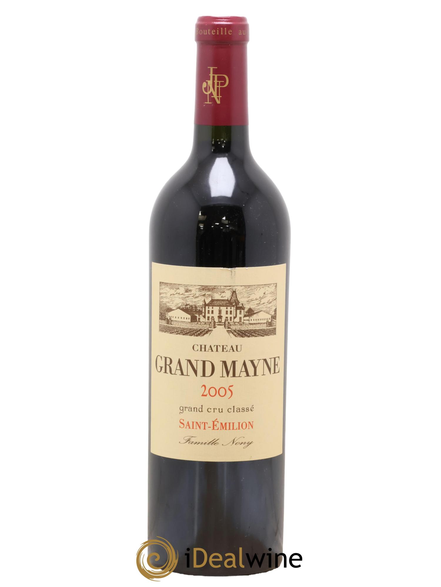 Château Grand Mayne Grand Cru Classé 2005 - Lot de 1 bouteille - 0