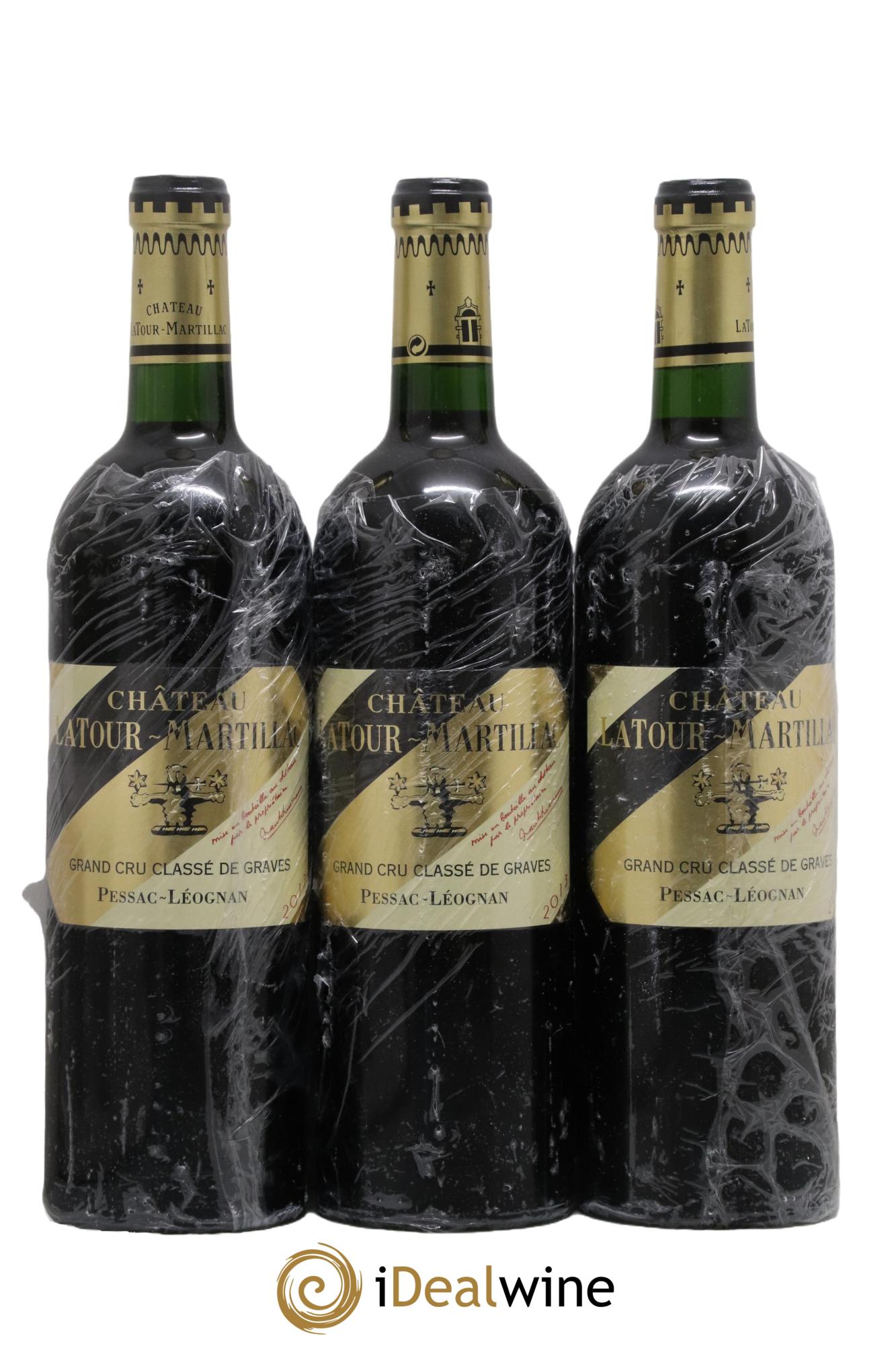 Château Latour-Martillac Cru Classé de Graves 2013 - Lot of 3 bottles - 0