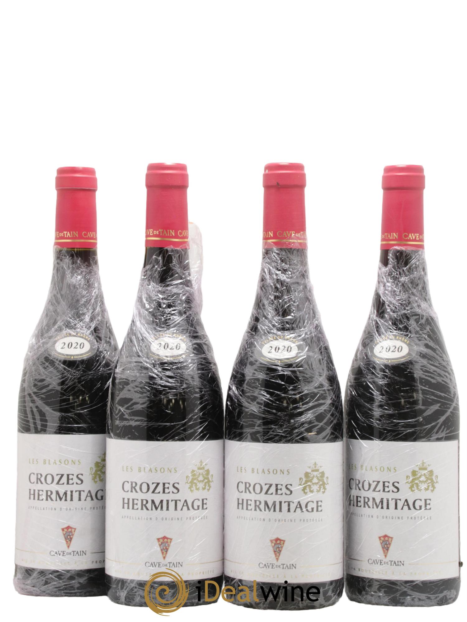 Crozes-Hermitage Les Blasons Cave De Tain 2020 - Lot de 4 bouteilles - 0