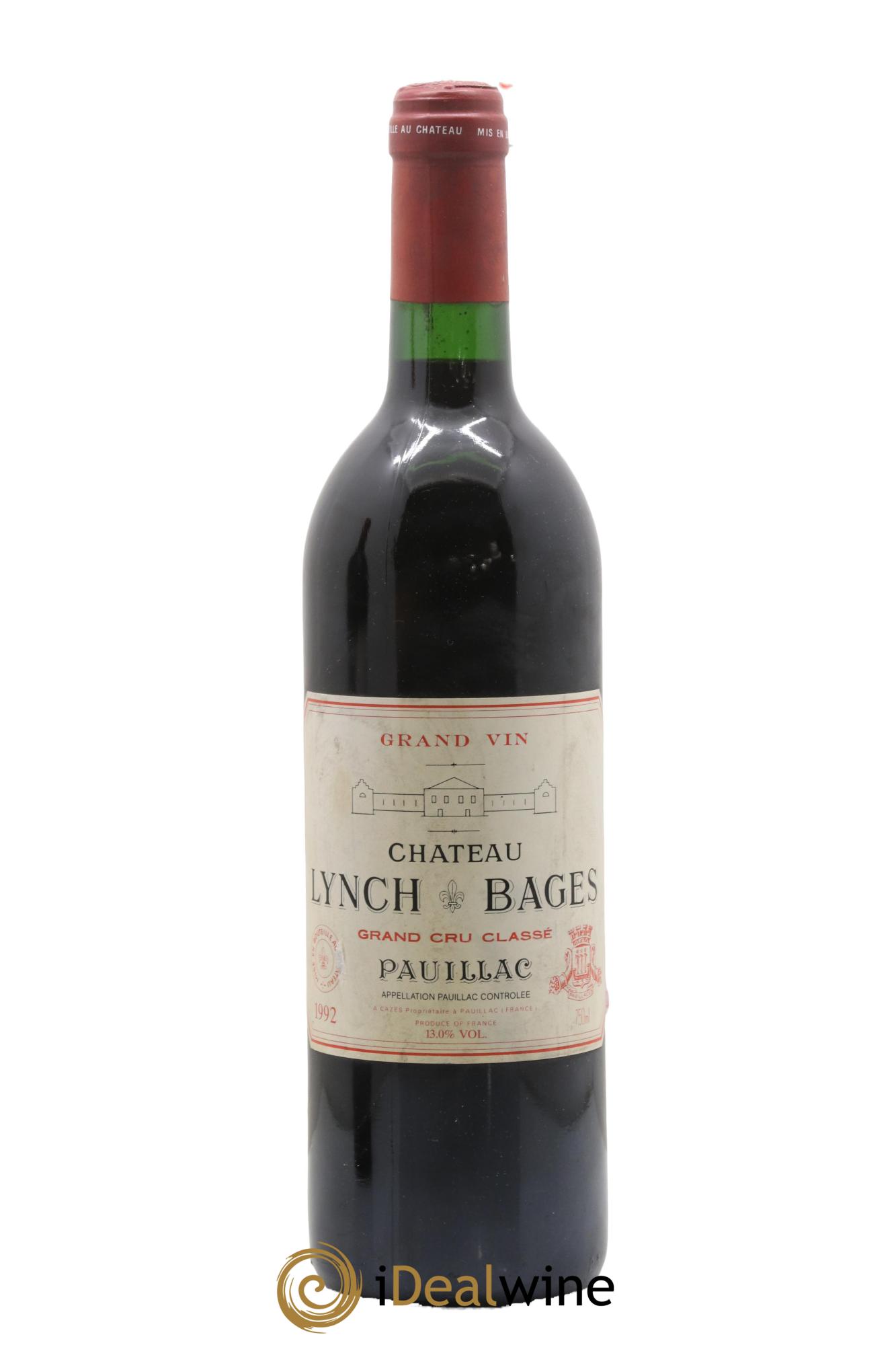 Château Lynch Bages 5ème Grand Cru Classé 1992 - Posten von 1 Flasche - 0