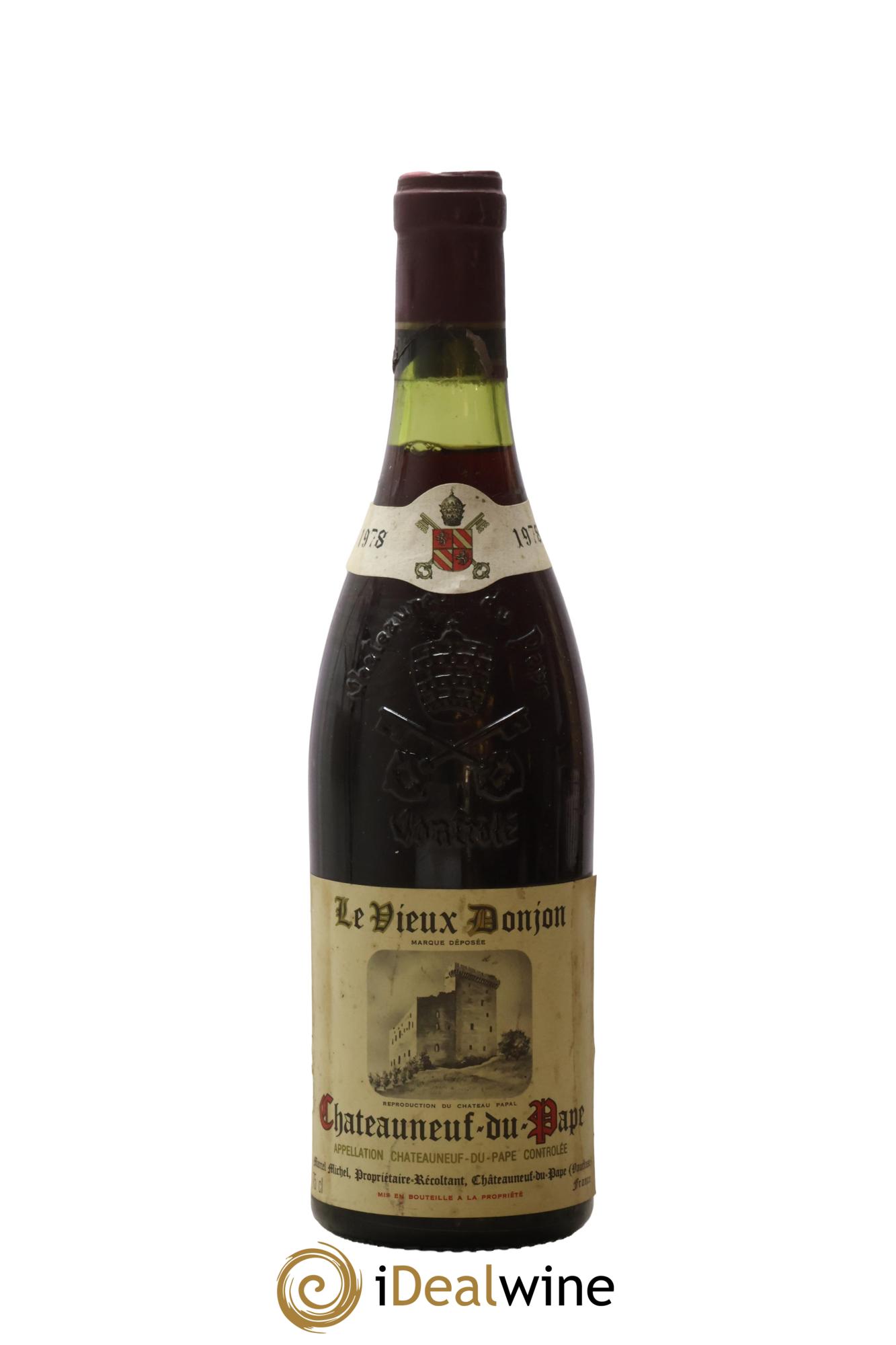 Châteauneuf-du-Pape Le Vieux Donjon Michel Lucien 1978 - Posten von 1 Flasche - 0