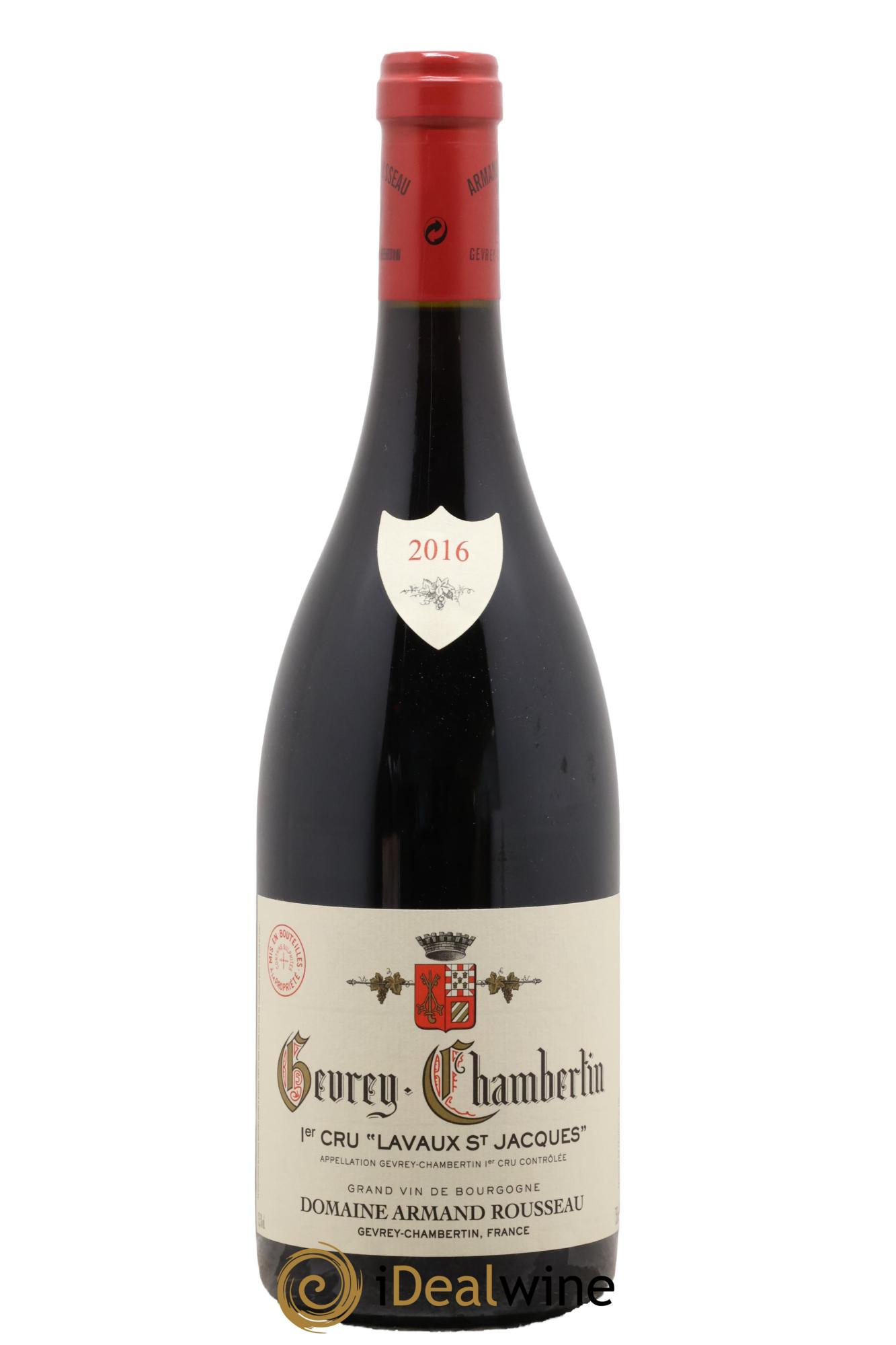 Gevrey-Chambertin 1er Cru Lavaux Saint Jacques Armand Rousseau (Domaine) 2016 - Posten von 1 Flasche - 0