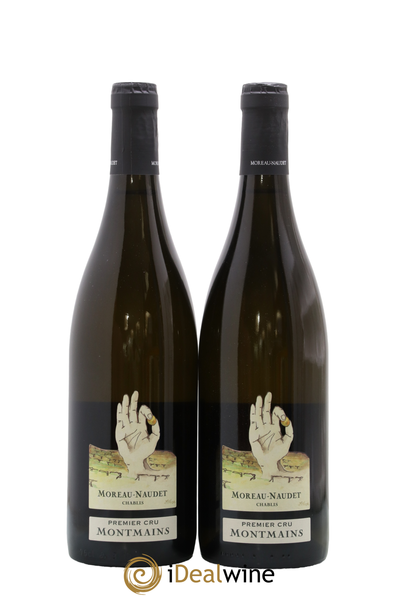 Chablis 1er Cru Montmains Stephane Moreau-Naudet 2018 - Lot de 2 bouteilles - 0