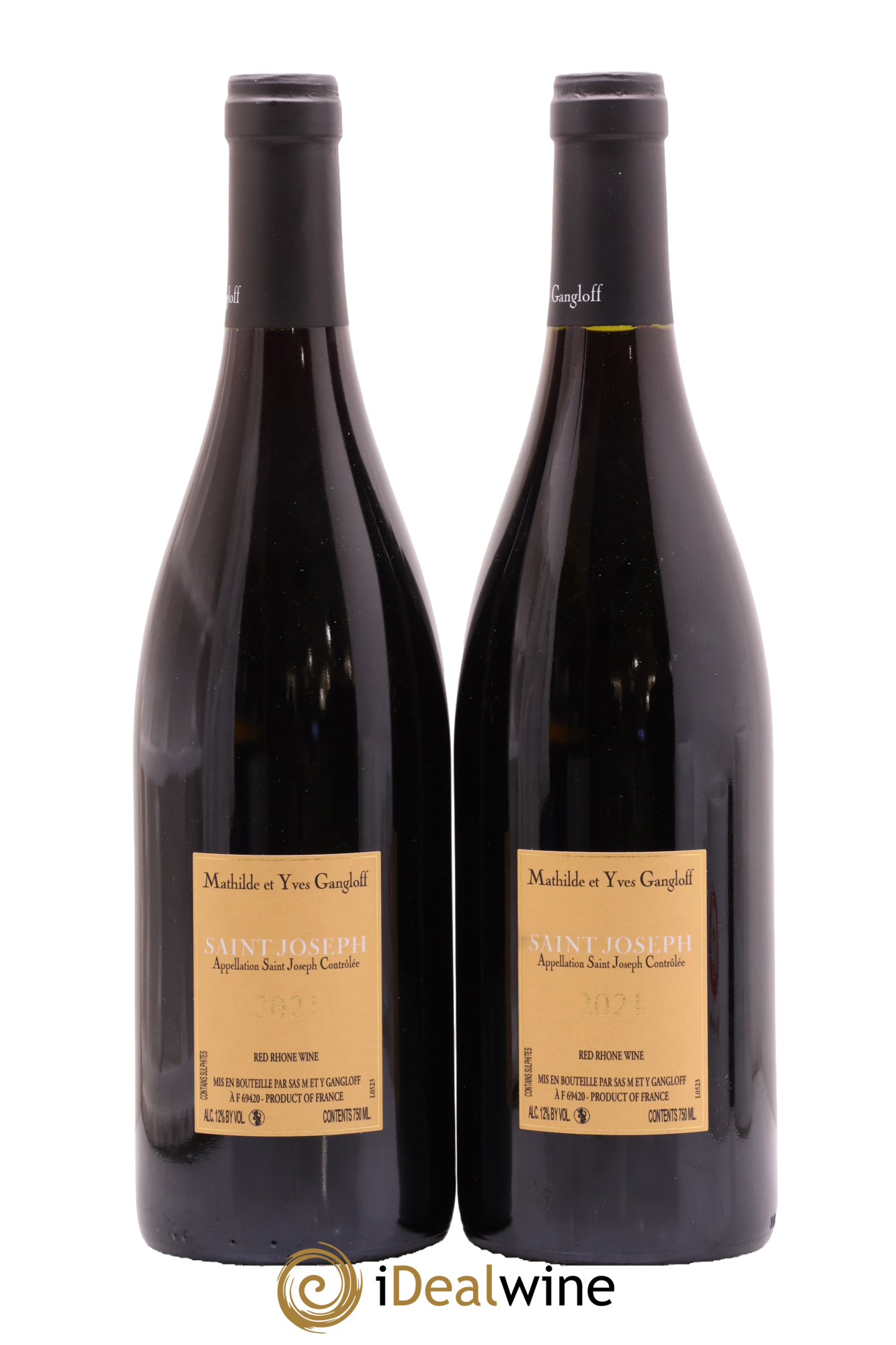 Saint-Joseph Gangloff (Domaine) 2021 - Posten von 2 Flaschen - 1