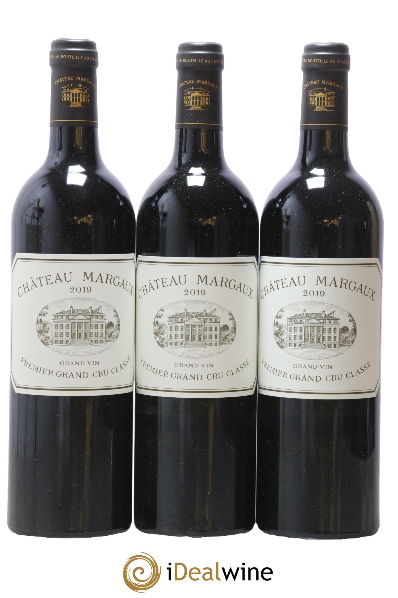 Château Margaux 1er Grand Cru Classé 2019 - Lot de 3 bouteilles - 0