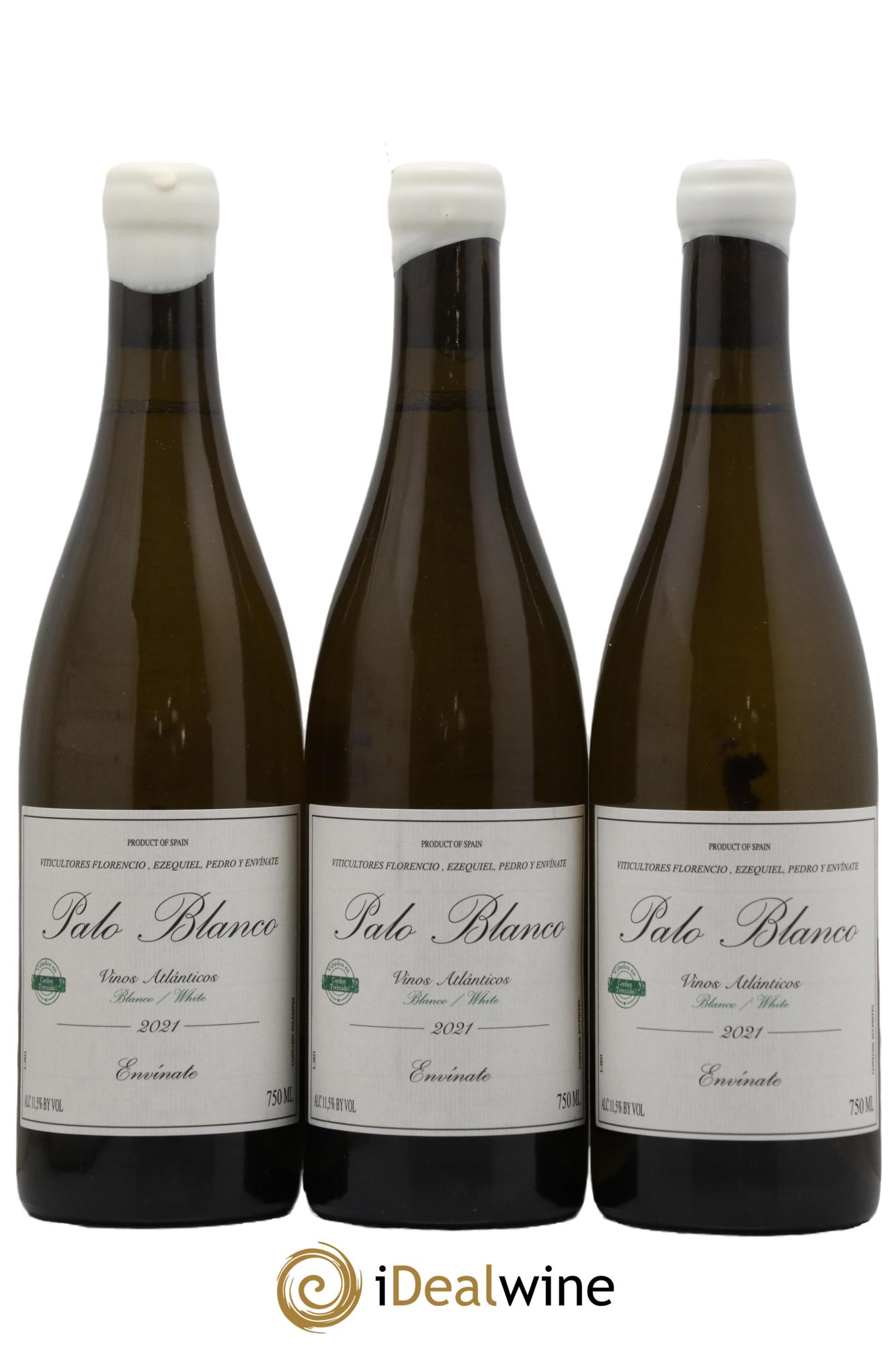 Vinos Atlánticos Palo Blanco Envinate 2021 - Lot de 3 bouteilles - 0