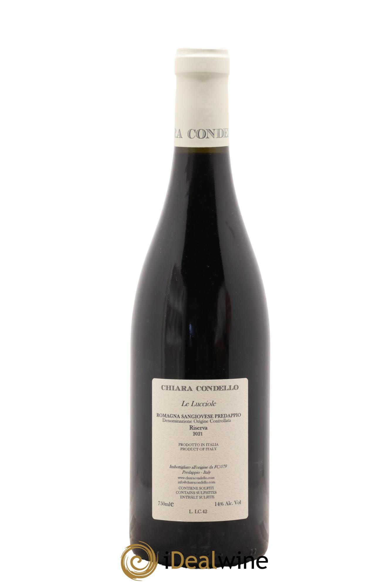 Sangiovese Di Romagna Predappio DOC Chiara Condello Le Lucciole Riserva 2021 - Posten von 1 Flasche - 1