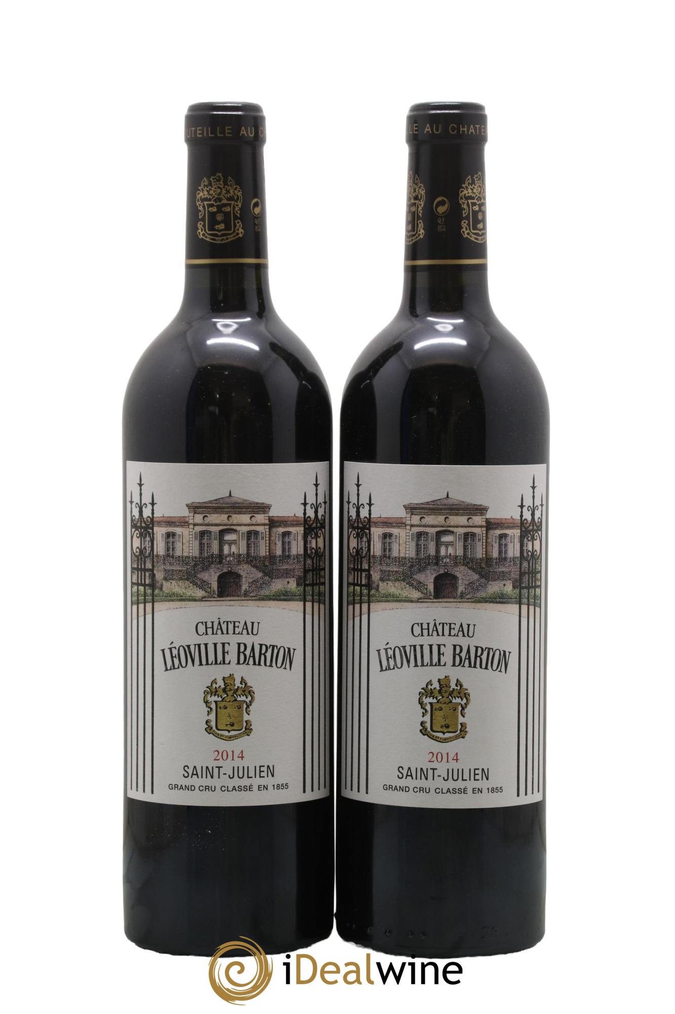 Château Léoville Barton 2ème Grand Cru Classé 2014 - Lot of 2 bottles - 0