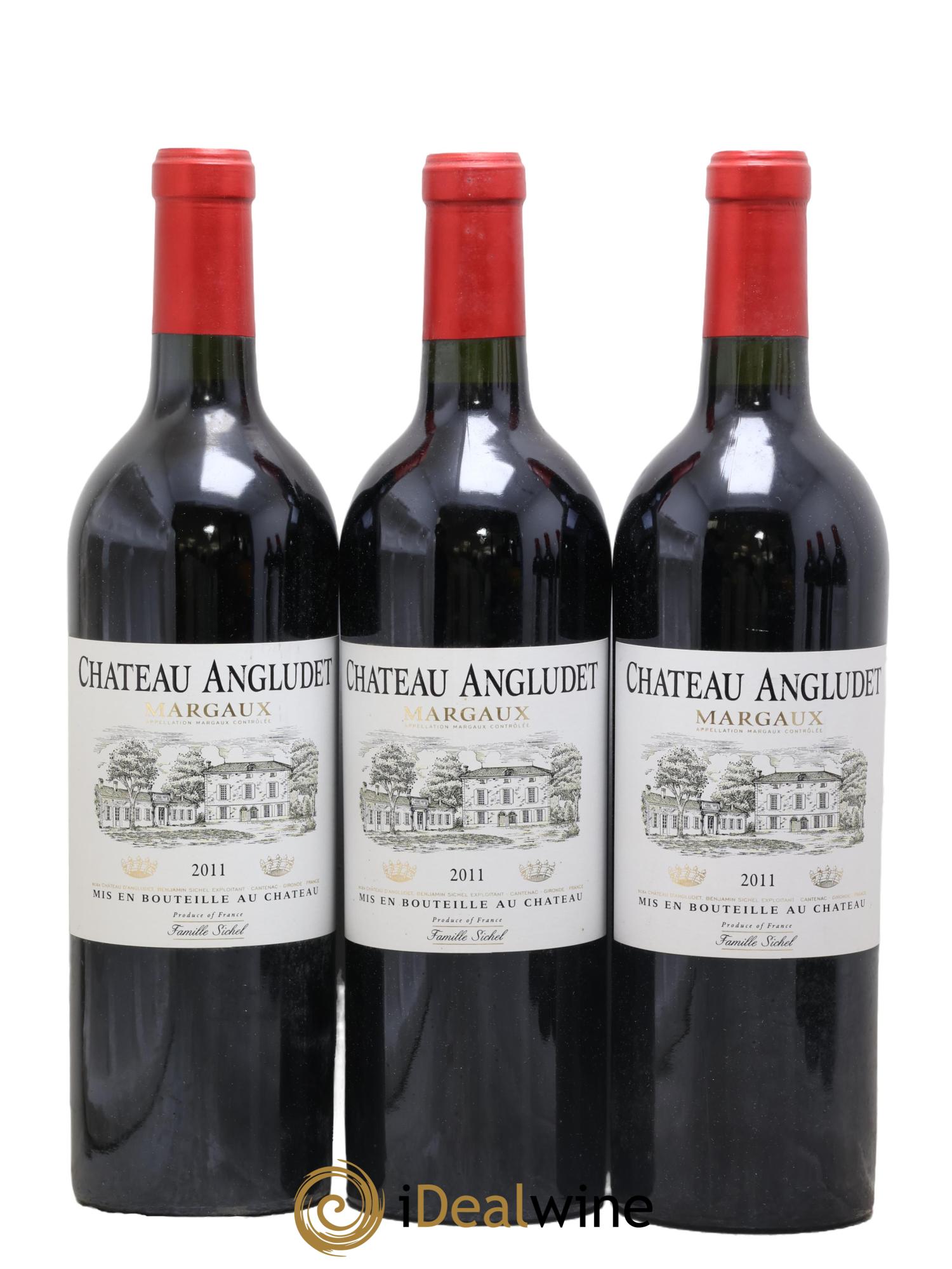 Château d' Angludet Cru Bourgeois 2011 - Lot de 3 bouteilles - 0