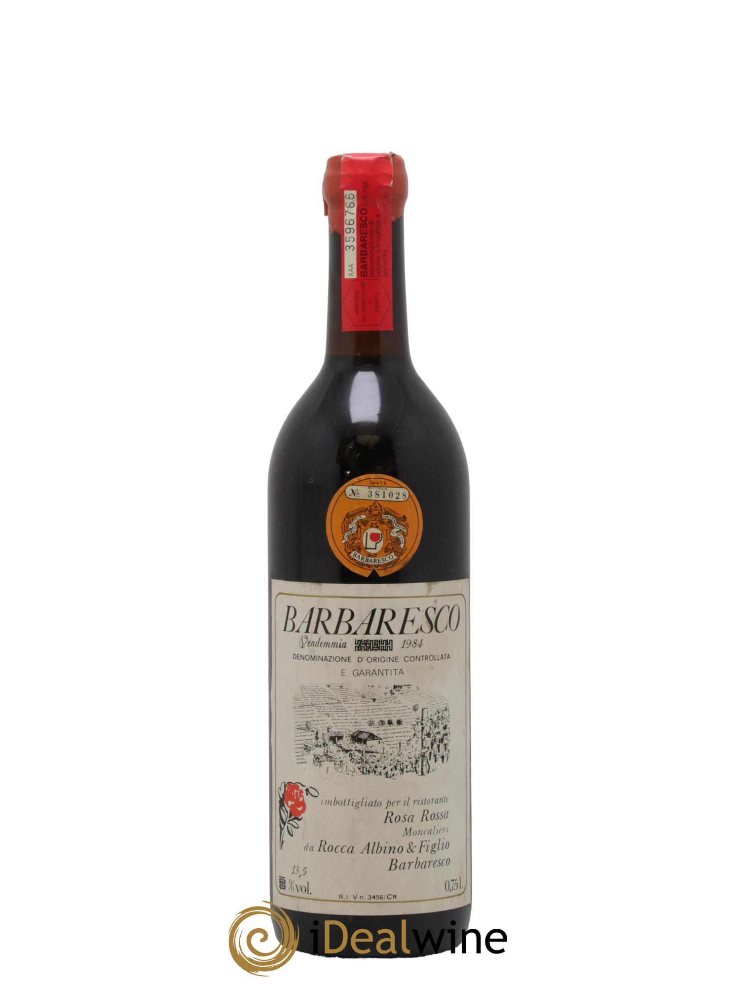 Barbaresco DOCG Albino Rocca 1984 - Lot de 1 bouteille - 0
