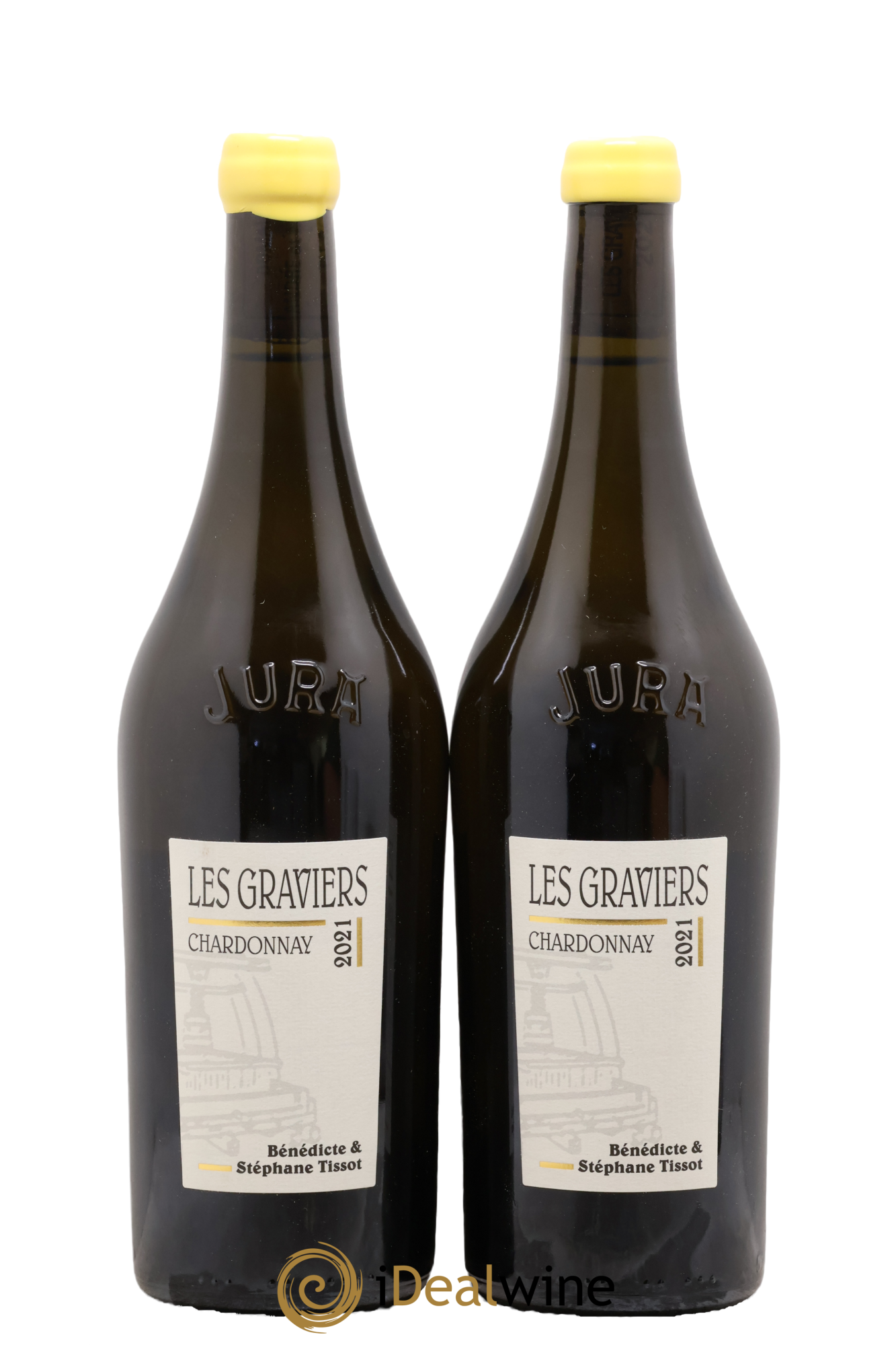 Arbois Chardonnay Les Graviers Bénédicte et Stéphane Tissot 2021 - Posten von 2 Flaschen - 0